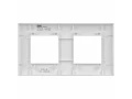            SKANDY Жиектеме 2-орынды SK-F02W арктикалық ақ IEK    