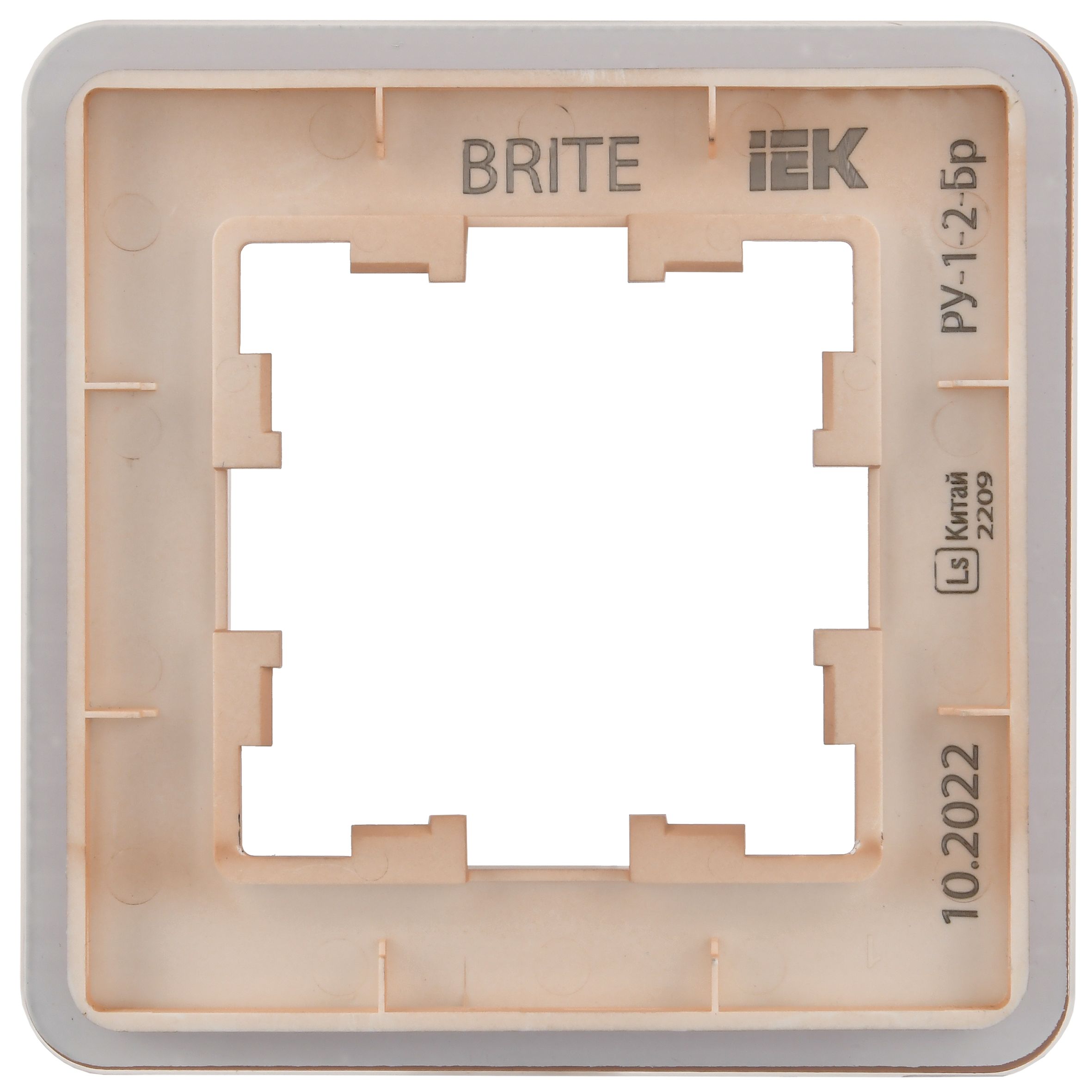             BRITE Жиектеме 1-орынды РУ-1-2-Бр шыны ысты RE IEK    