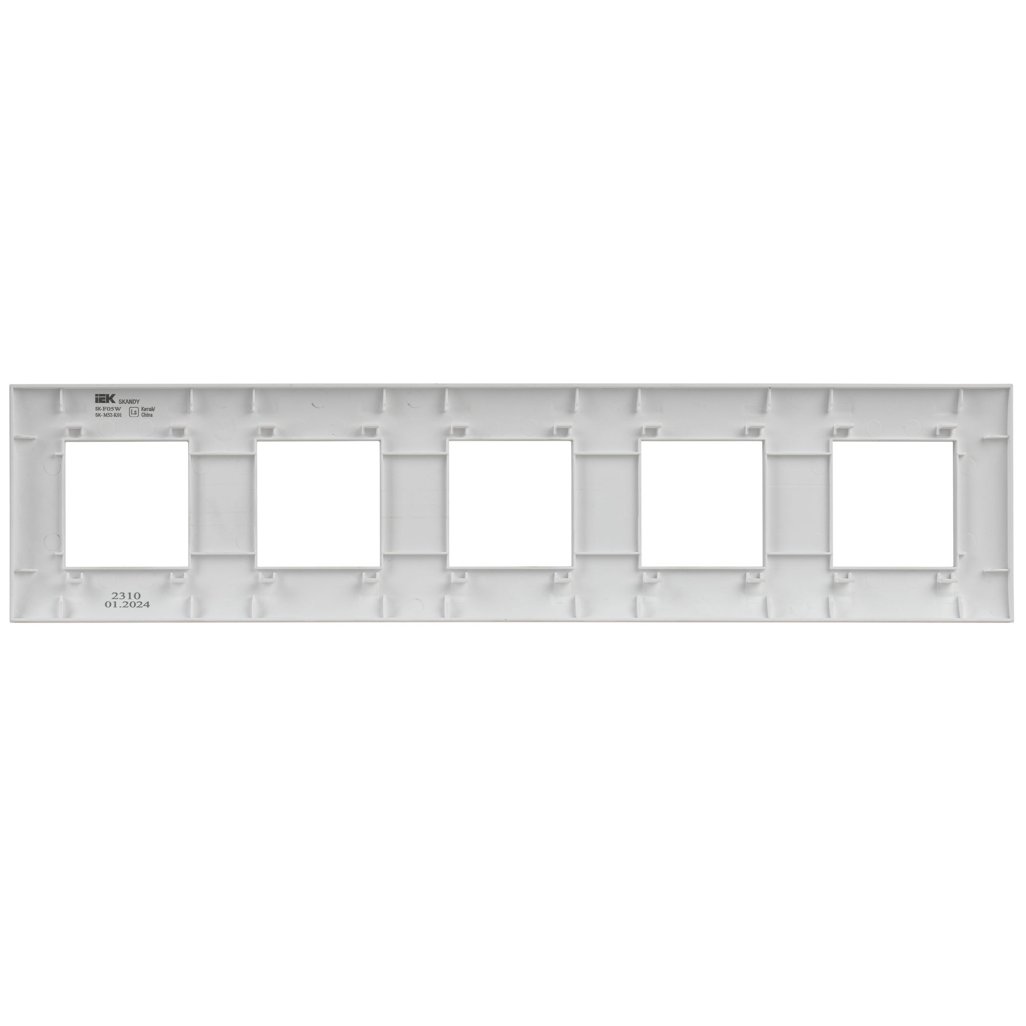             SKANDY Жиектеме 5-орынды SK-F05W арктикалық ақ IEK    