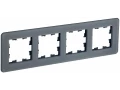             BRITE Жиектеме 4-орынды РУ-4-2-Бр шыны графит RE IEK    