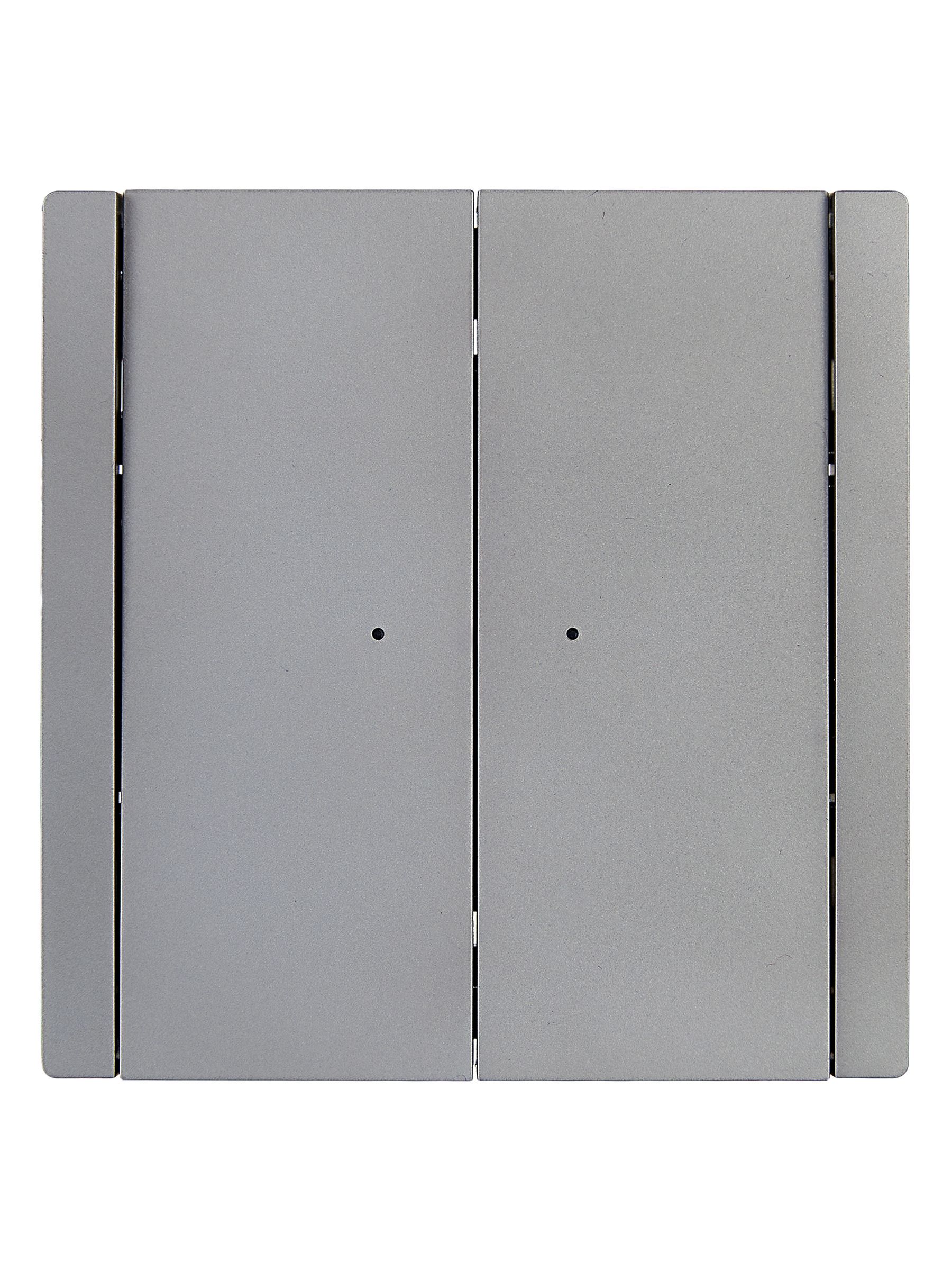             FORTE&PIANO Ажыратқыш 2 пернелі, индикациямен 10А FP506 болат IEK    