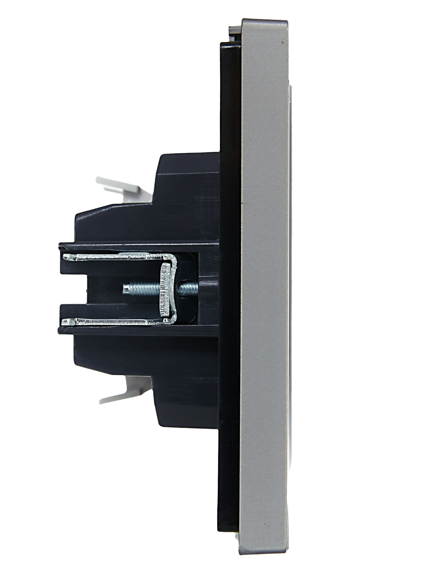             FORTE&PIANO Ажыратқыш 2 пернелі, индикациямен 10А FP506 болат IEK    