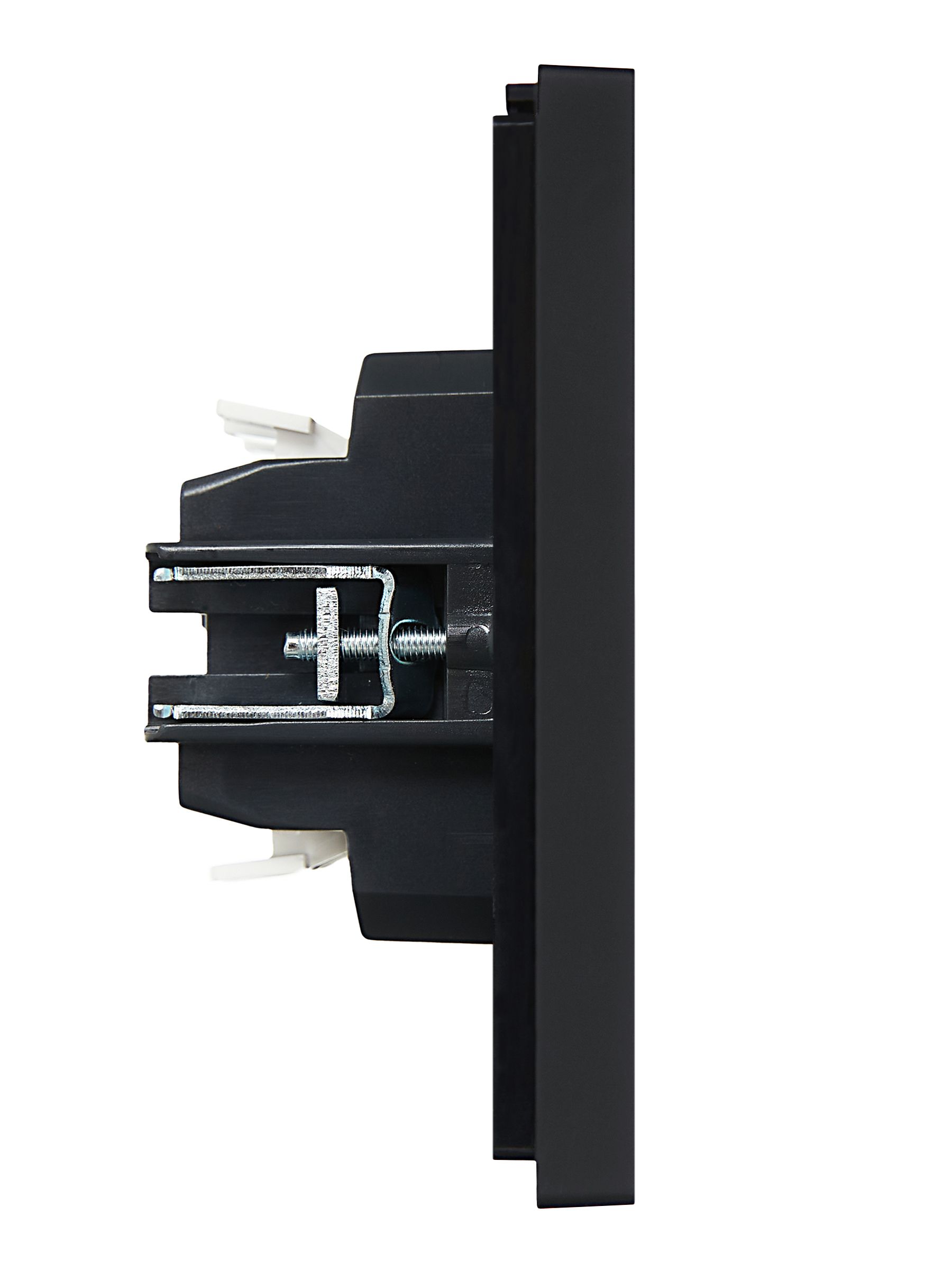             FORTE&PIANO Ажыратқыш, 2 пернелі, өтпелі, индикациямен, 10А FP108 қара IEK    