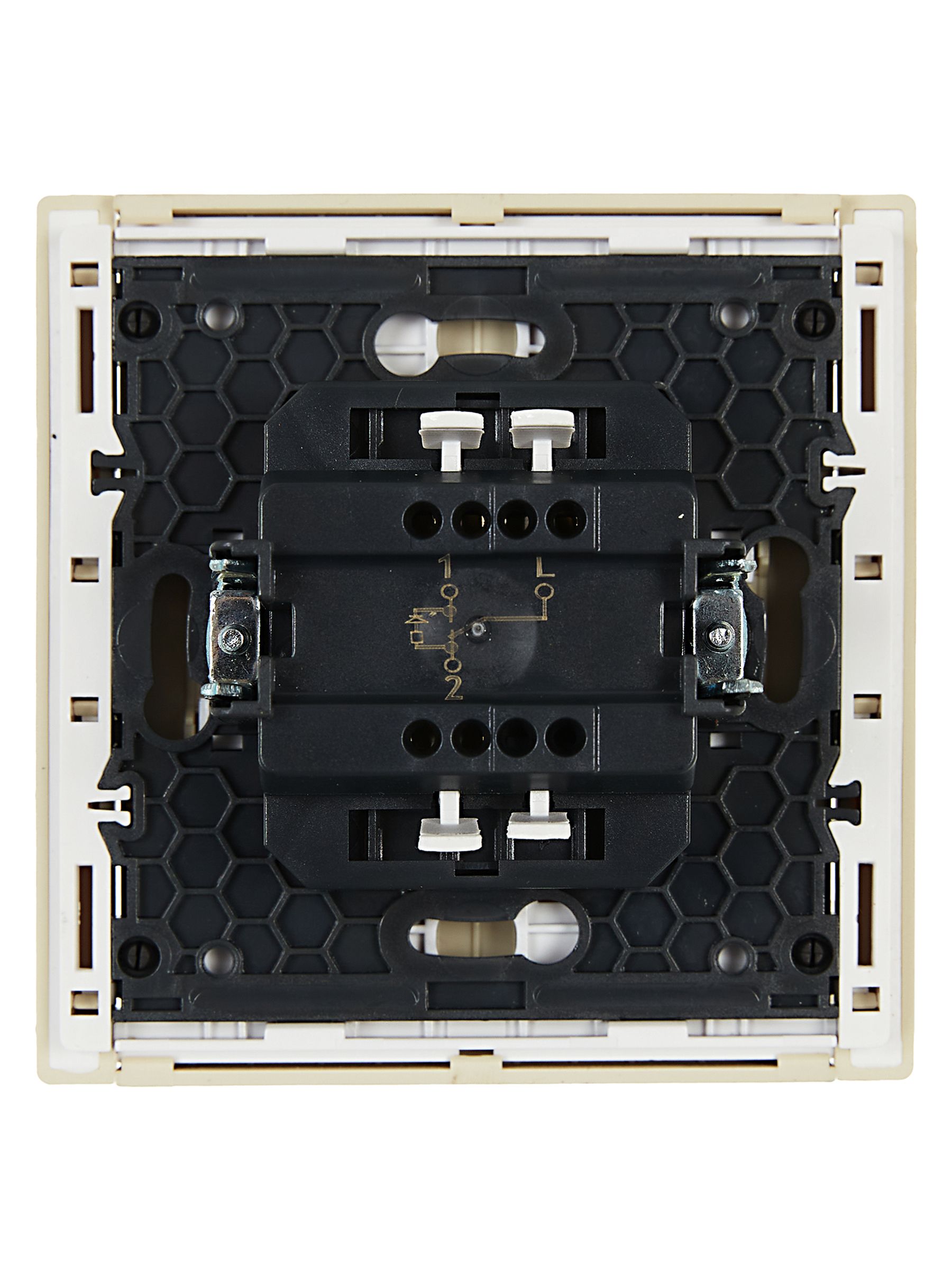             FORTE&PIANO Ажыратқыш, 1 пернелі, өтпелі, индикациямен, 10А FP404 ваниль IEK    