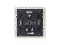             FORTE&PIANO Ажыратқыш 2 пернелі, индикациямен 10А FP206 ақ IEK    