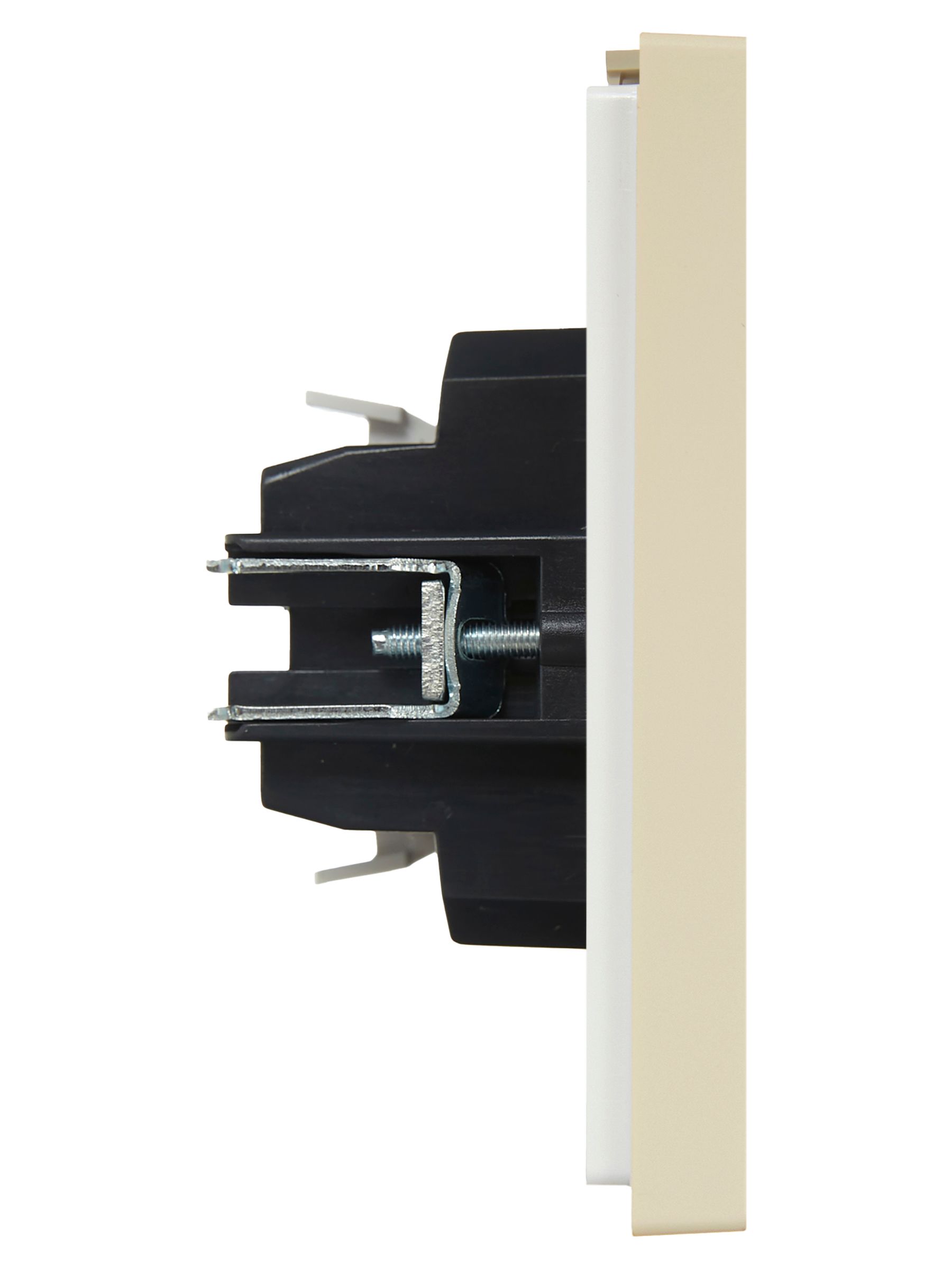             FORTE&PIANO Ажыратқыш 2 пернелі, индикациямен 10А FP406 ваниль IEK    