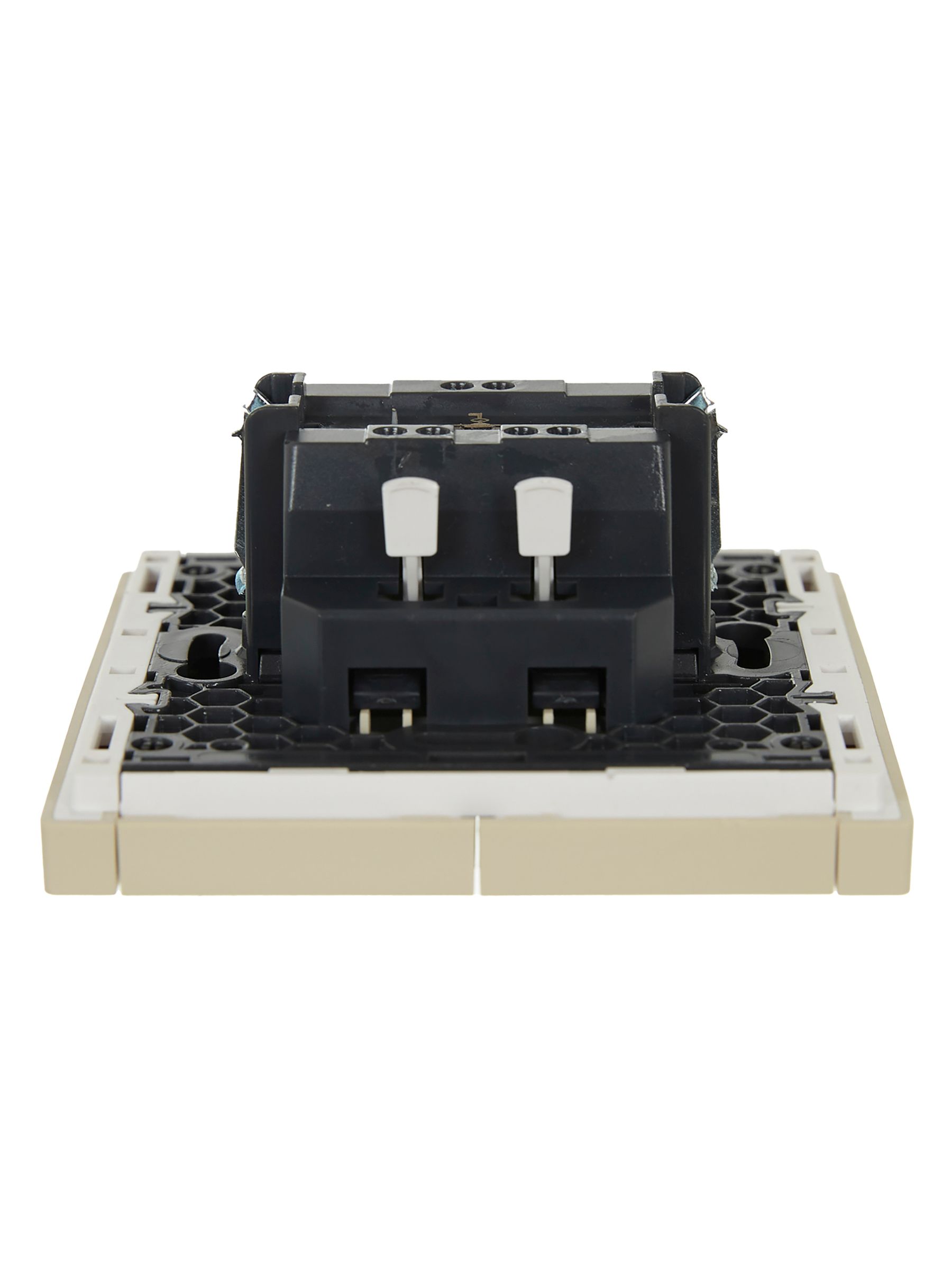             FORTE&PIANO Ажыратқыш 2 пернелі, индикациямен 10А FP406 ваниль IEK    