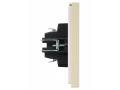             FORTE&PIANO Ажыратқыш 2 пернелі, индикациямен 10А FP406 ваниль IEK    