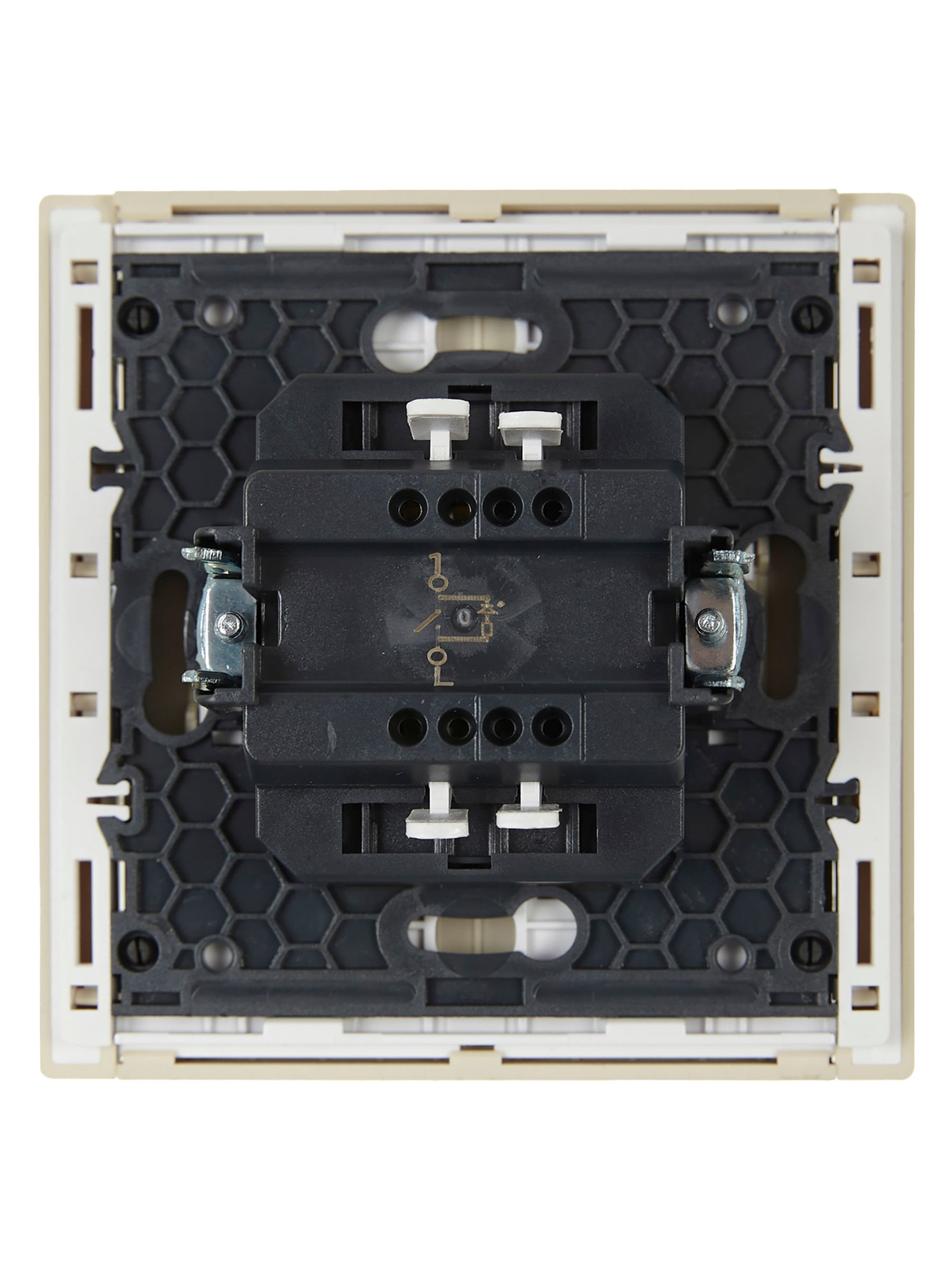             FORTE&PIANO Ажыратқыш 1 пернелі, индикациямен 10А FP402 ваниль IEK    