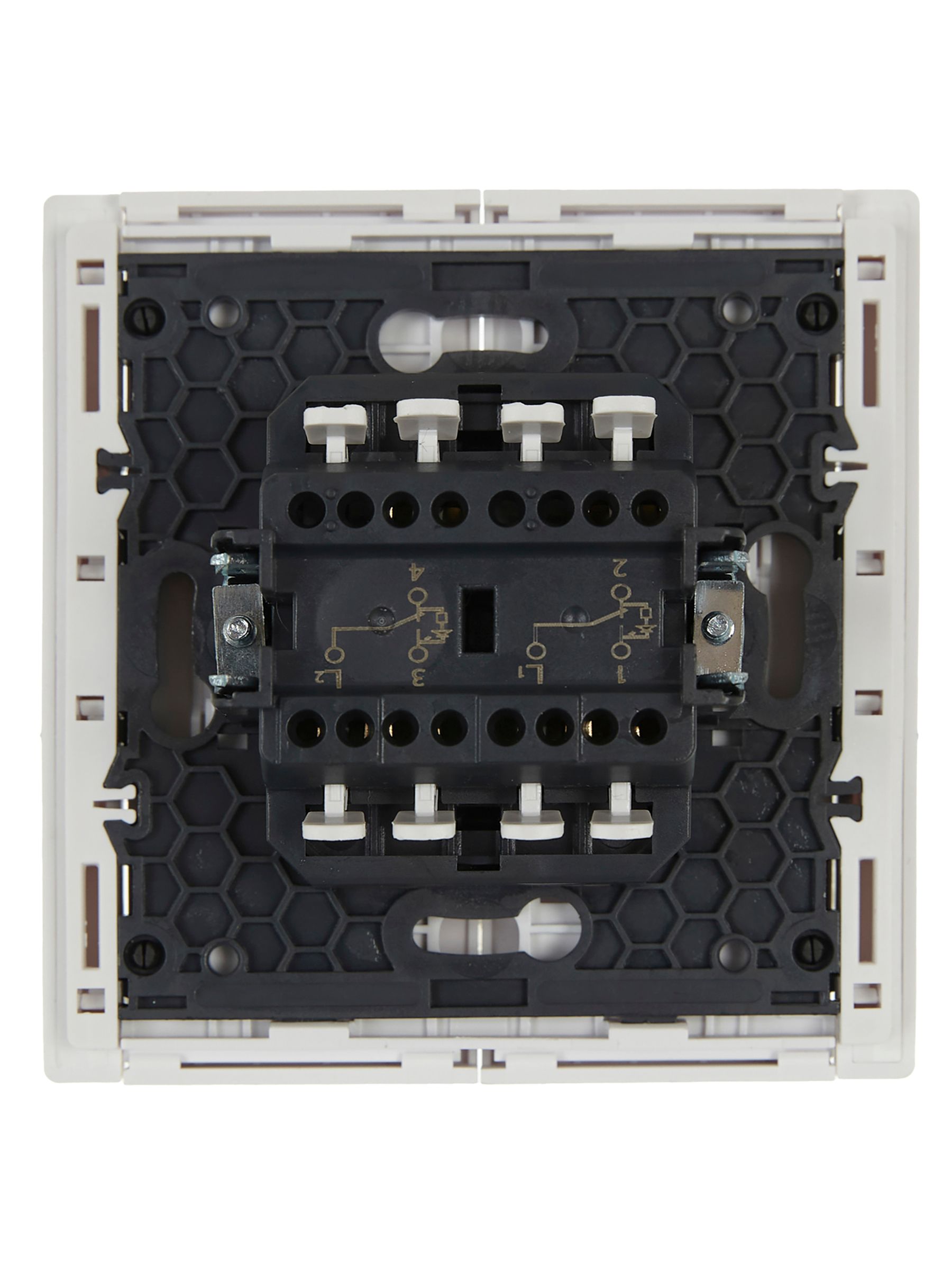             FORTE&PIANO Ажыратқыш, 2 пернелі, өтпелі, индикациямен, 10А FP208 ақ IEK    