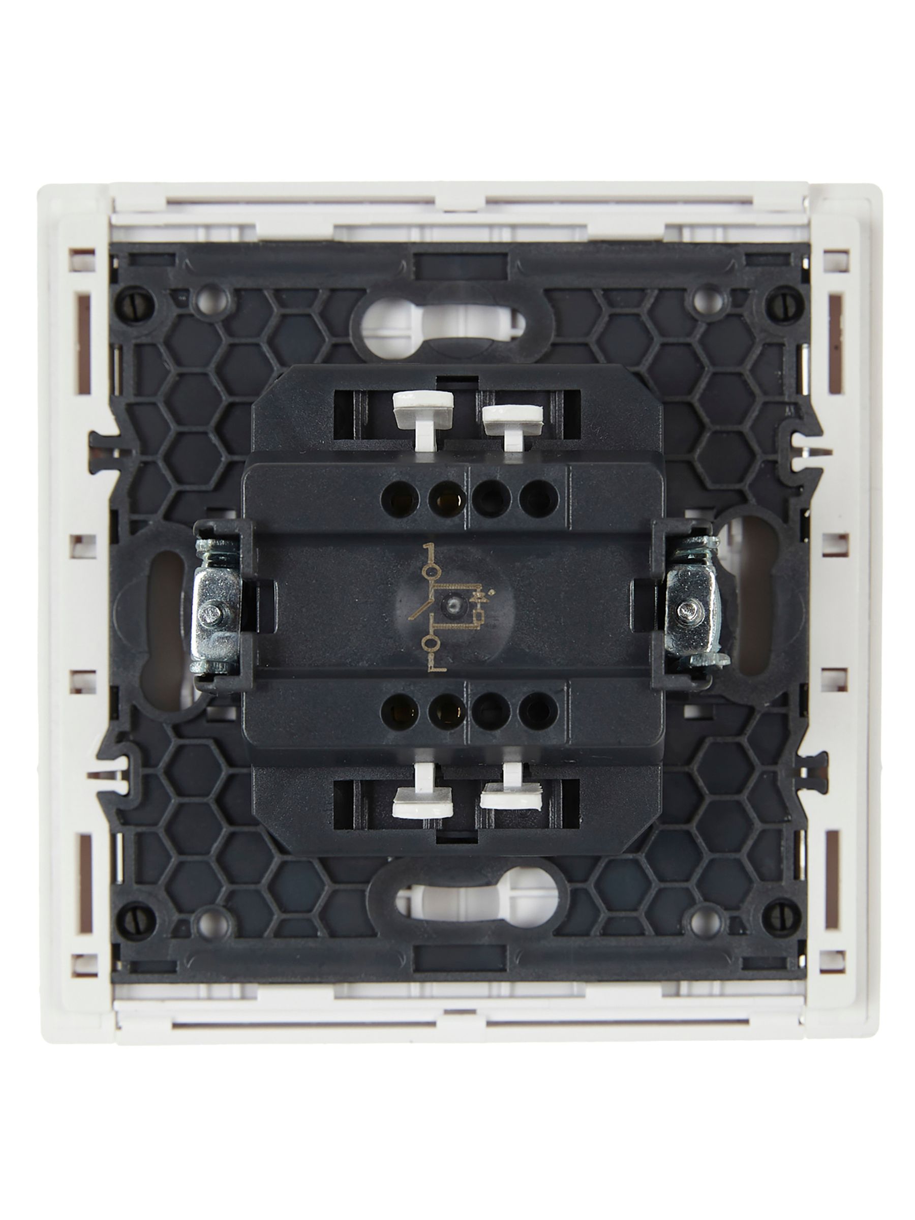             FORTE&PIANO Ажыратқыш 1 пернелі, индикациямен 10А FP202 ақ IEK    