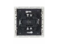             FORTE&PIANO Ажыратқыш 1 пернелі, индикациямен 10А FP202 ақ IEK    