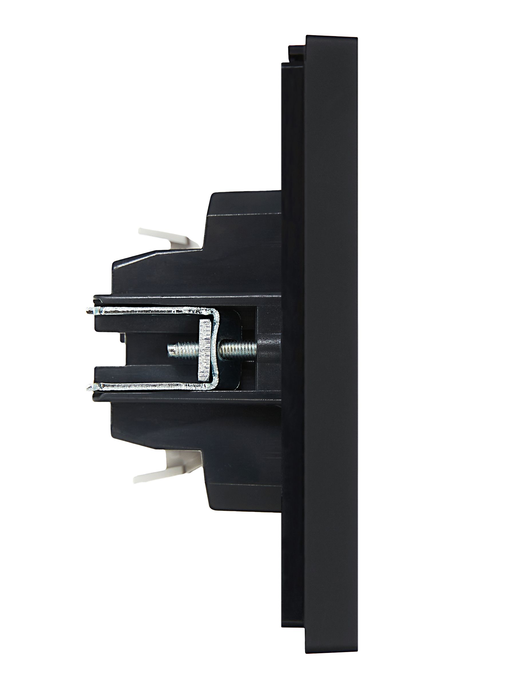             FORTE&PIANO Ажыратқыш 2 пернелі, индикациямен 10А FP106 қара IEK    