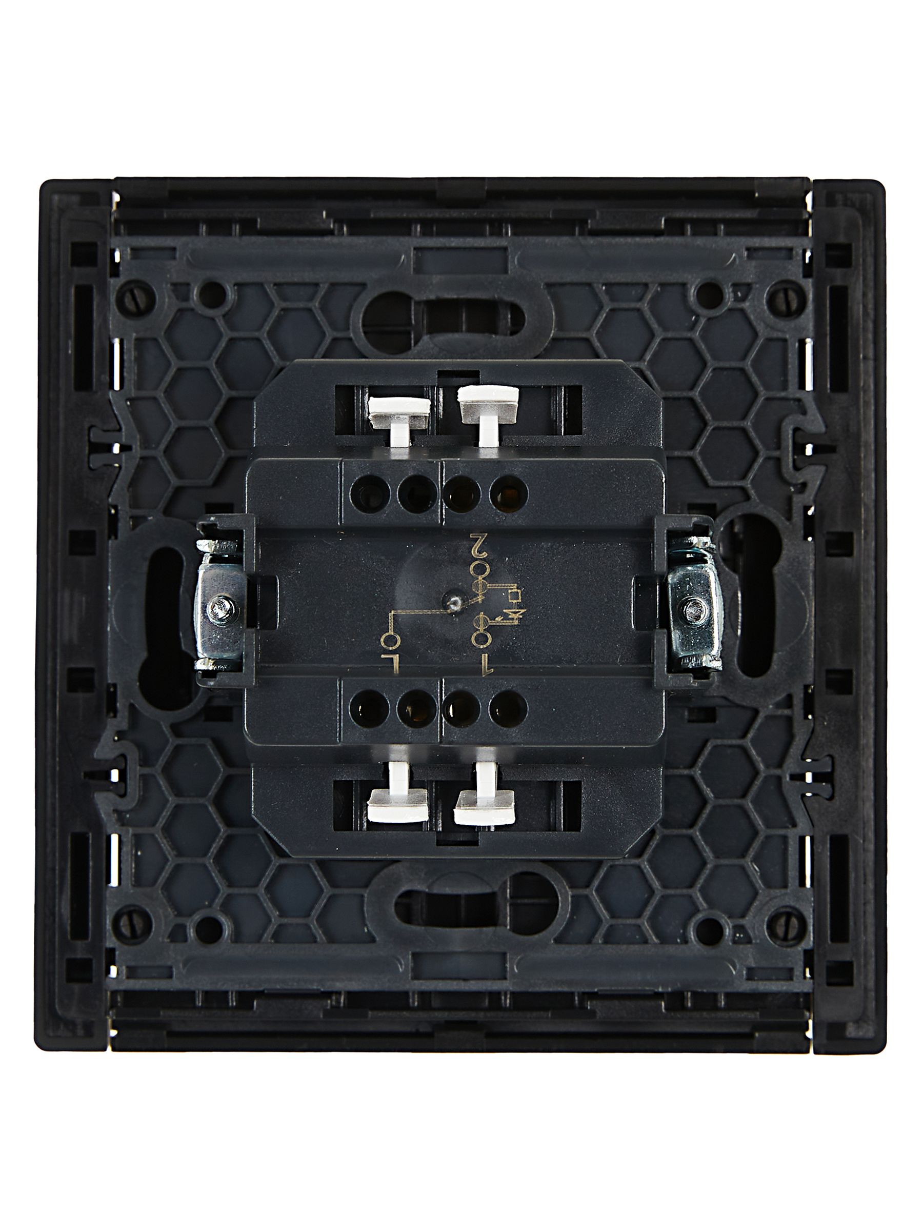             FORTE&PIANO Ажыратқыш, 1 пернелі, өтпелі, индикациямен, 10А FP104 қара IEK    