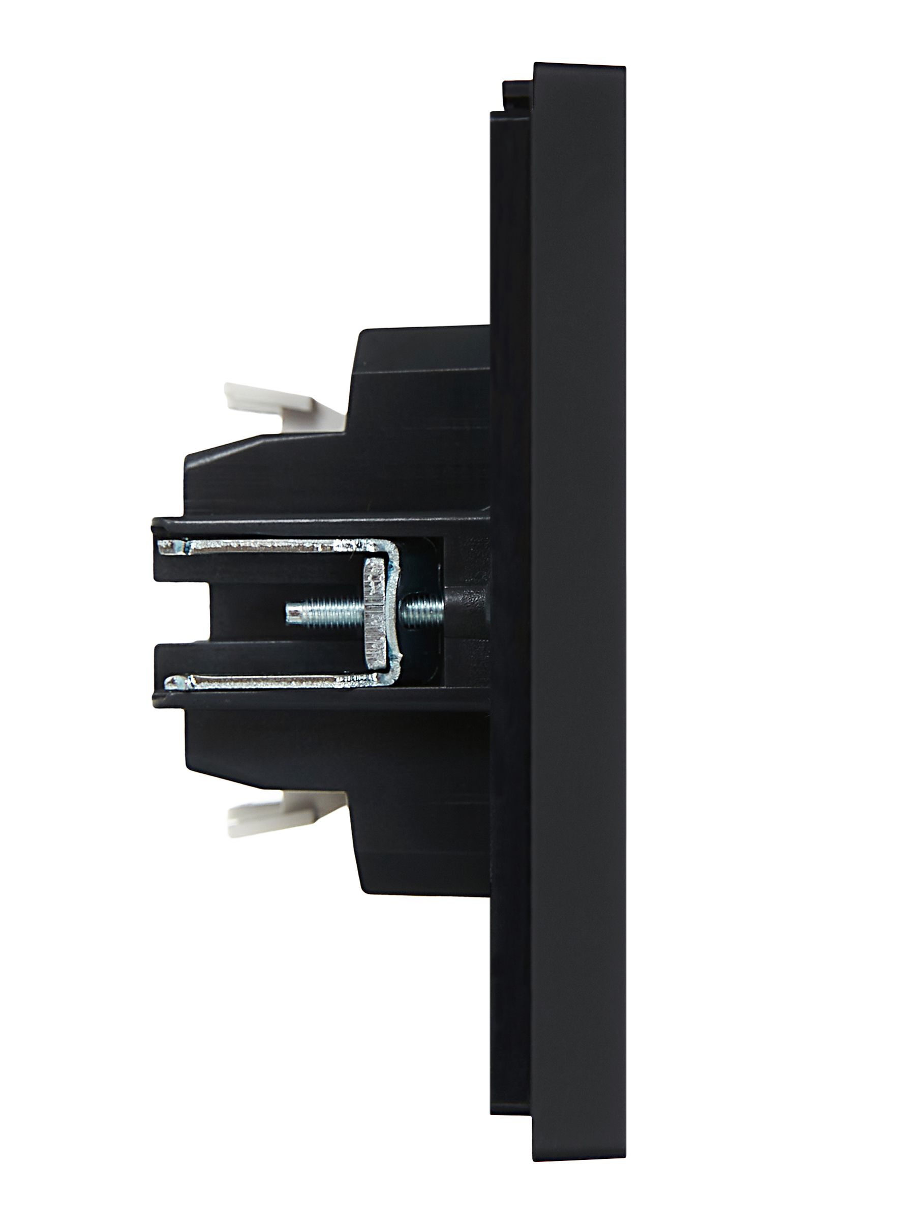             FORTE&PIANO Ажыратқыш 1 пернелі, индикациямен 10А FP102 қара IEK    