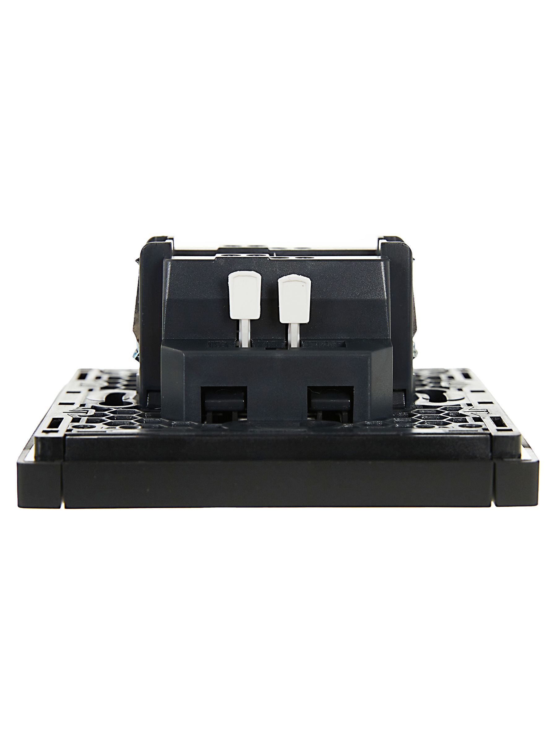             FORTE&PIANO Ажыратқыш 1 пернелі, индикациямен 10А FP102 қара IEK    