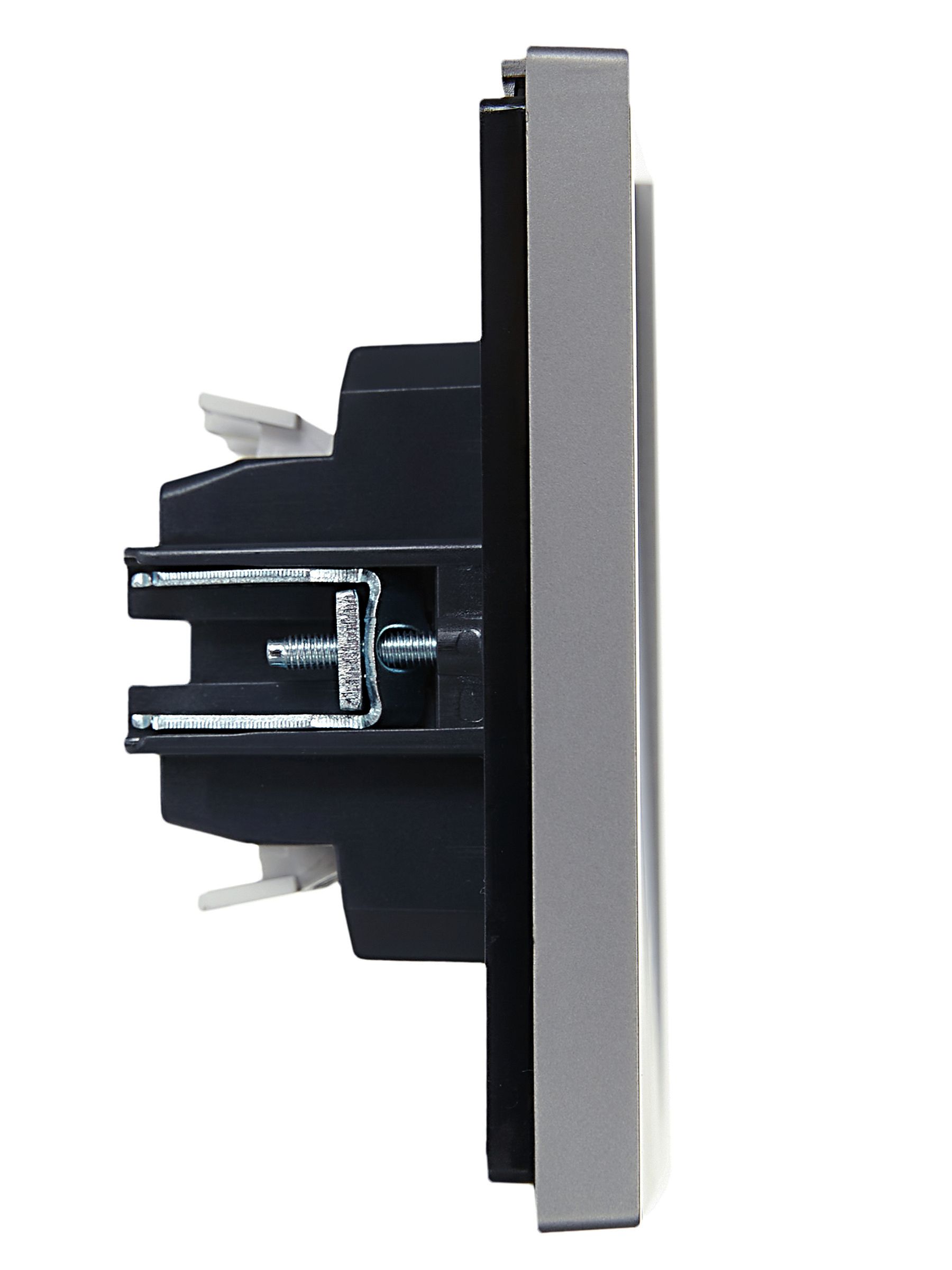             FORTE&PIANO Ажыратқыш, 2 пернелі, өтпелі, индикациямен, 10А FP508 болат IEK    