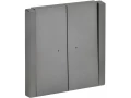             FORTE&PIANO Ажыратқыш, 2 пернелі, өтпелі, индикациямен, 10А FP508 болат IEK    