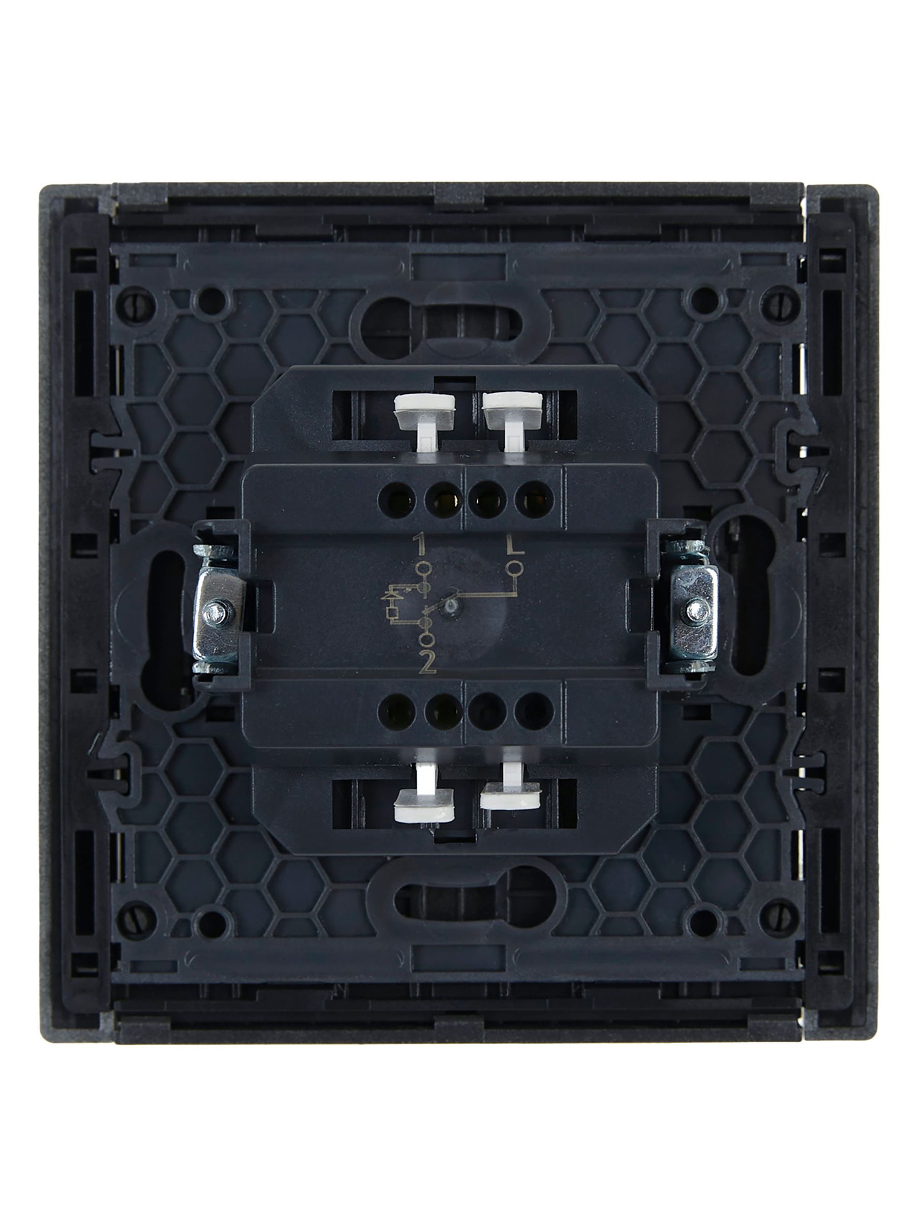             FORTE&PIANO Ажыратқыш, 1 пернелі, өтпелі, индикациямен, 10А FP504 болат IEK    