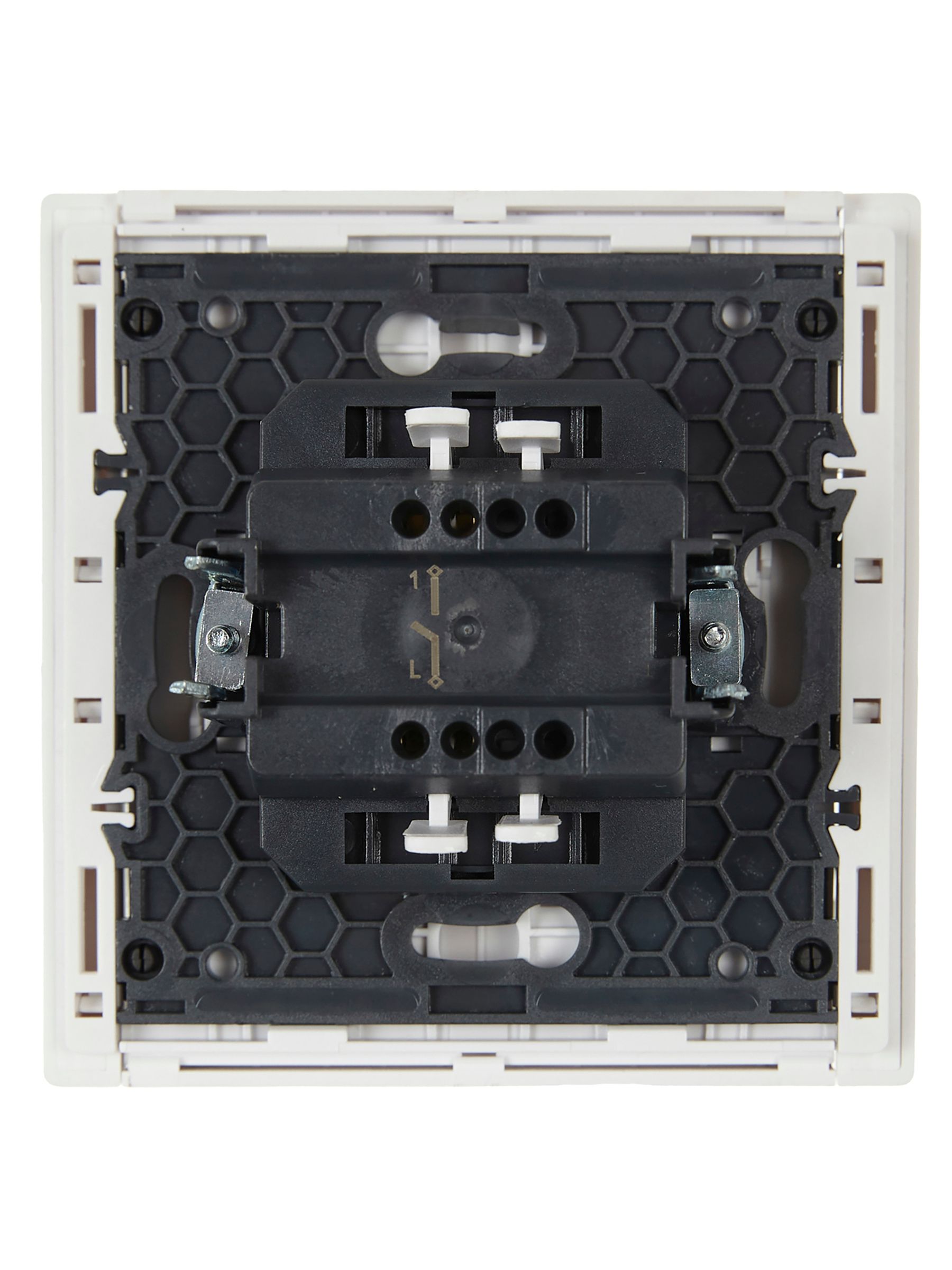             FORTE&PIANO Ажыратқыш 1 пернелі 10А FP201 ақ ИЭК    