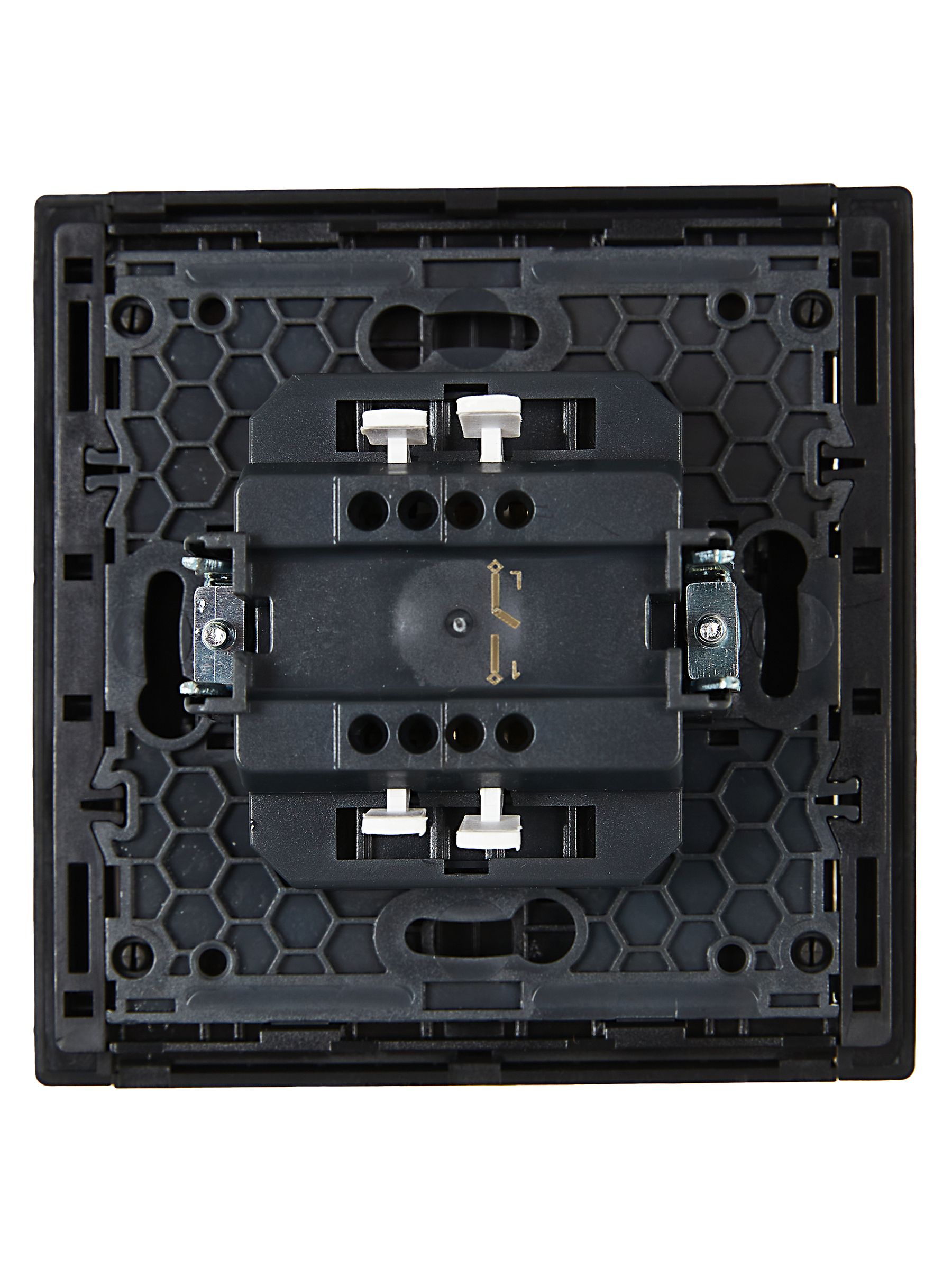             FORTE&PIANO Ажыратқыш 1 пернелі 10А FP101 қара ИЭК    