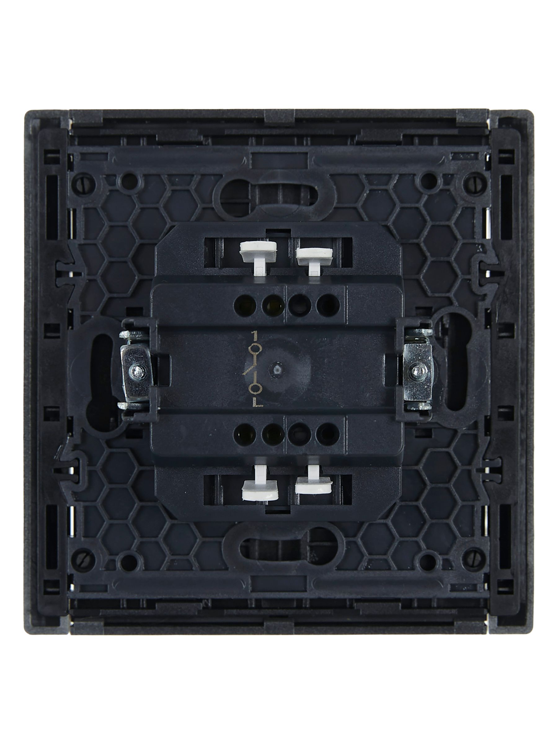             FORTE&PIANO Ажыратқыш 1 пернелі 10А FP501 болат ИЭК    