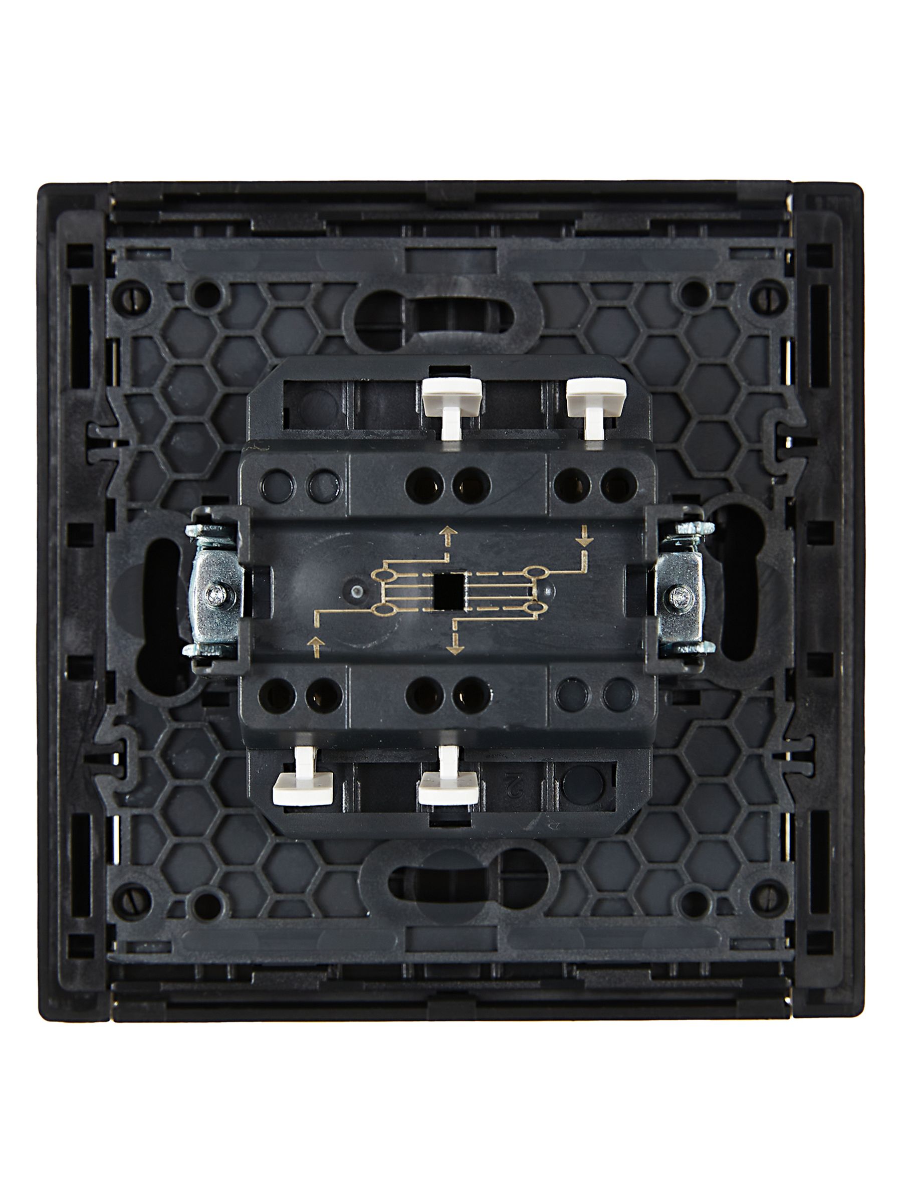             FORTE&PIANO Ажыратқыш 1 пернелі, айқара 10А FP112 қара ИЭК    