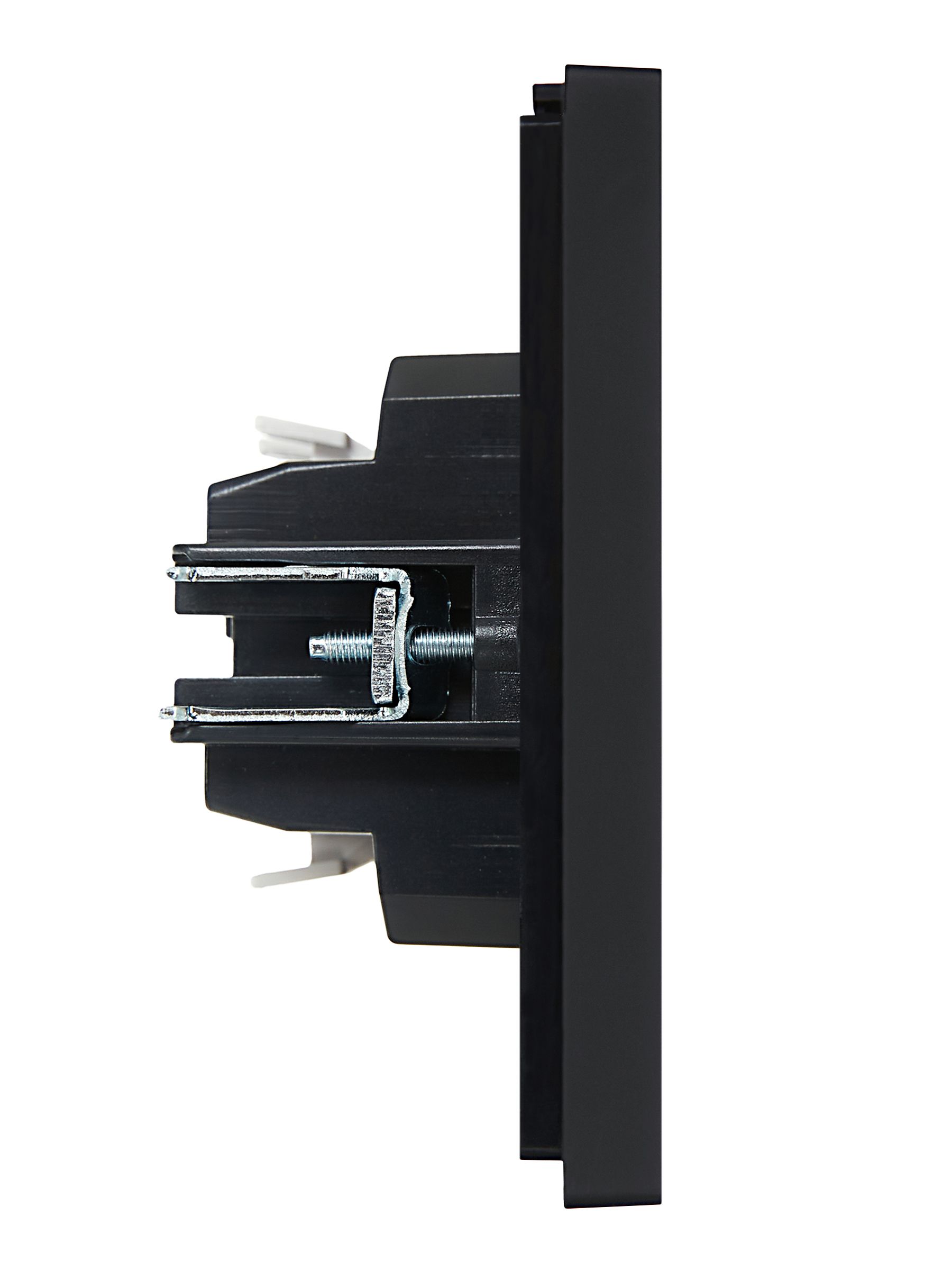             FORTE&PIANO Ажыратқыш 1 пернелі, өтпелі 10А FP103 қара ИЭК    