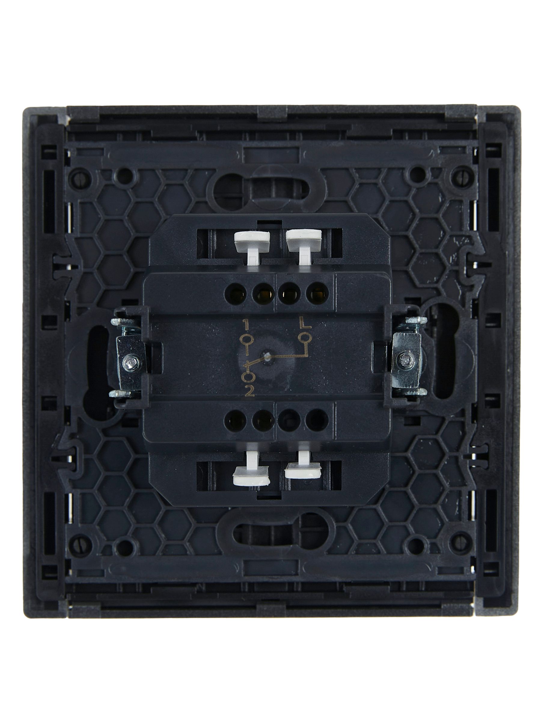             FORTE&PIANO Ажыратқыш 1 пернелі, өтпелі 10А FP503 болат ИЭК    