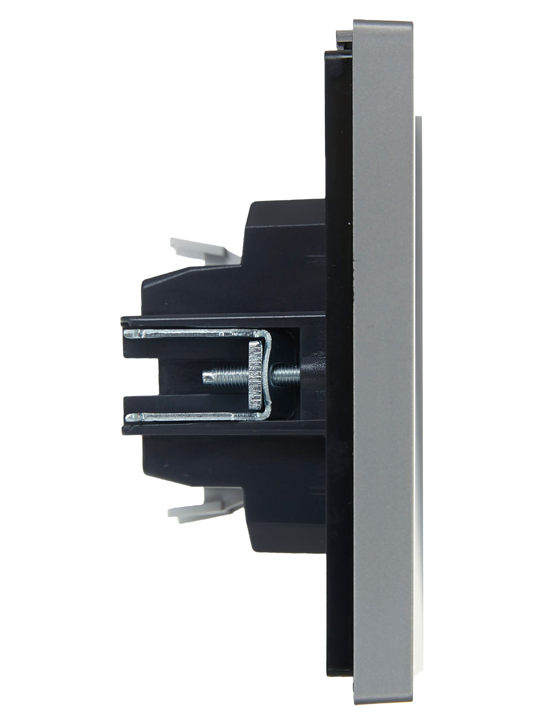             FORTE&PIANO Ажыратқыш 1 пернелі, өтпелі 10А FP503 болат ИЭК    