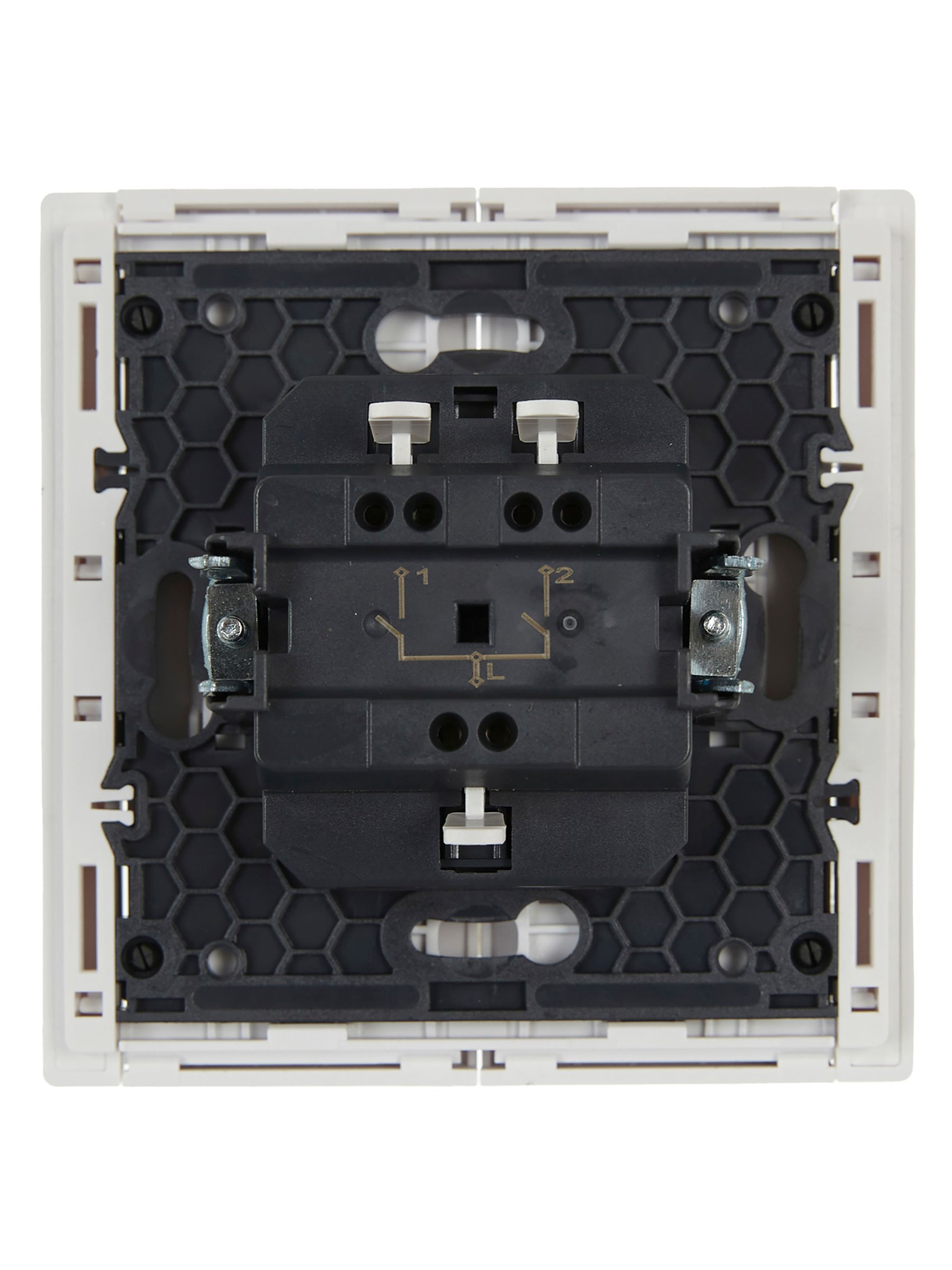             FORTE&PIANO Ажыратқыш 2 пернелі 10А FP205 ақ ИЭК    