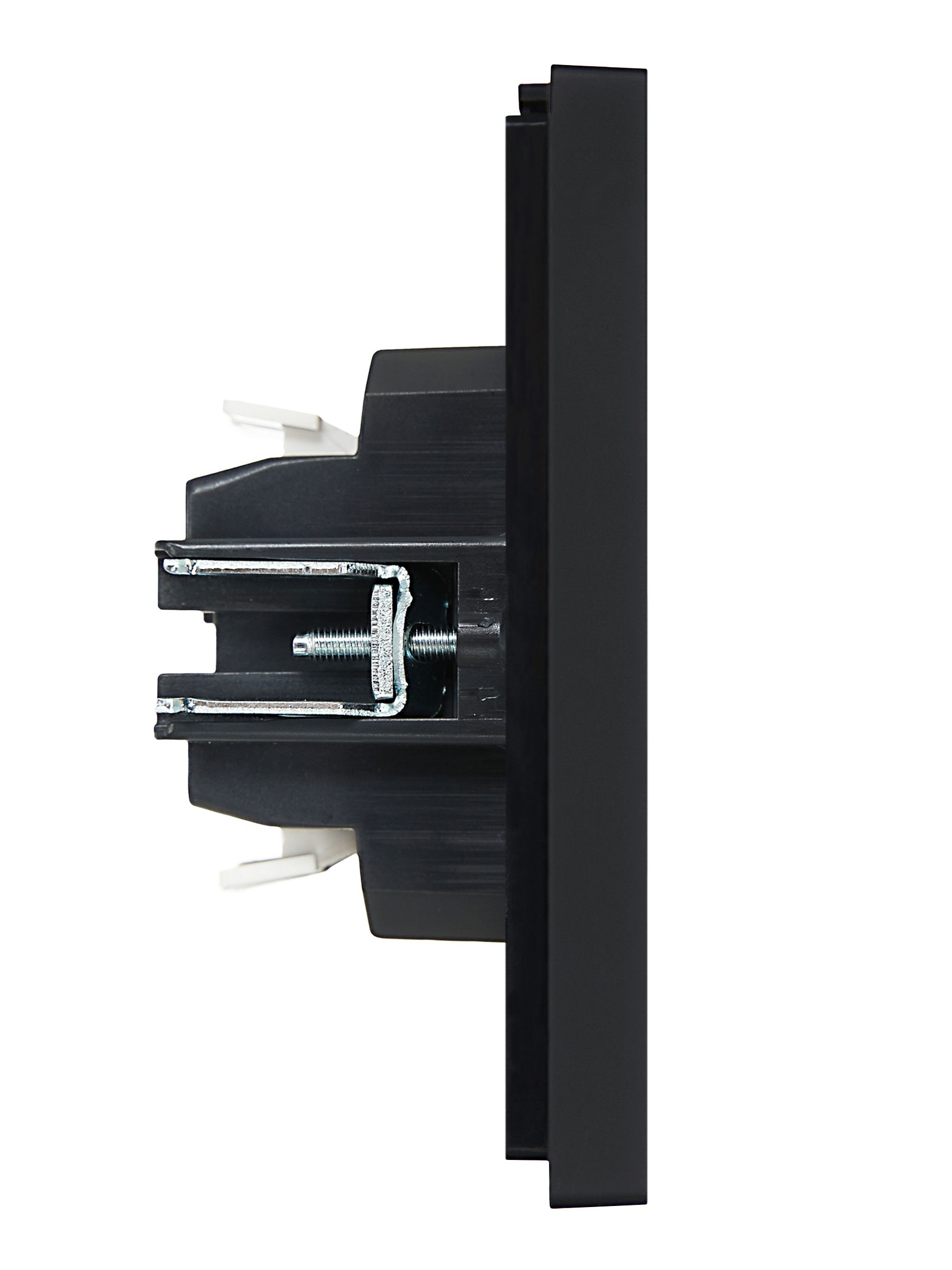             FORTE&PIANO Ажыратқыш 2 пернелі, өтпелі 10А FP107 қара ИЭК    