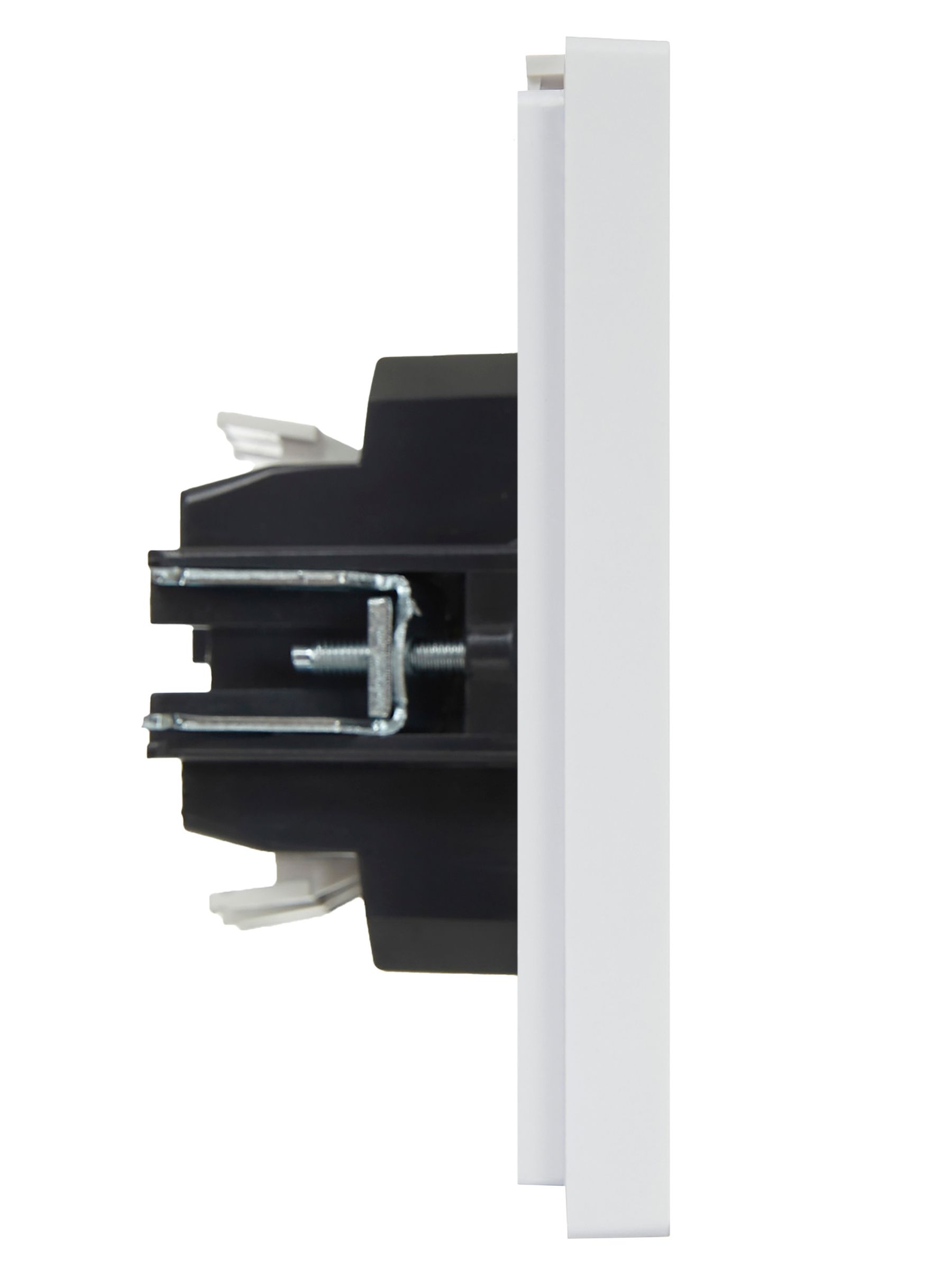             FORTE&PIANO Ажыратқыш 2 пернелі, өтпелі 10А FP207 ақ ИЭК    