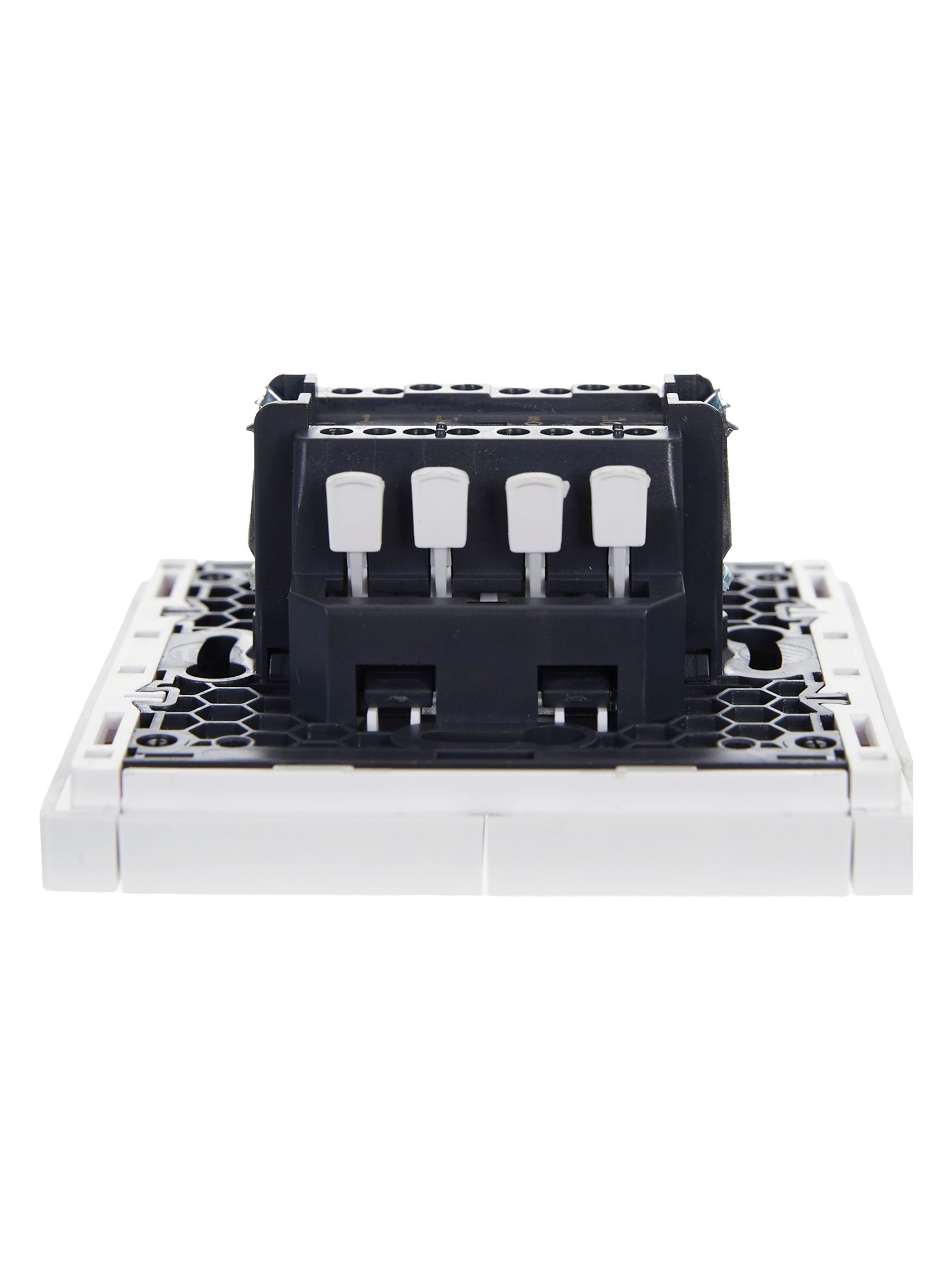             FORTE&PIANO Ажыратқыш 2 пернелі, өтпелі 10А FP207 ақ ИЭК    