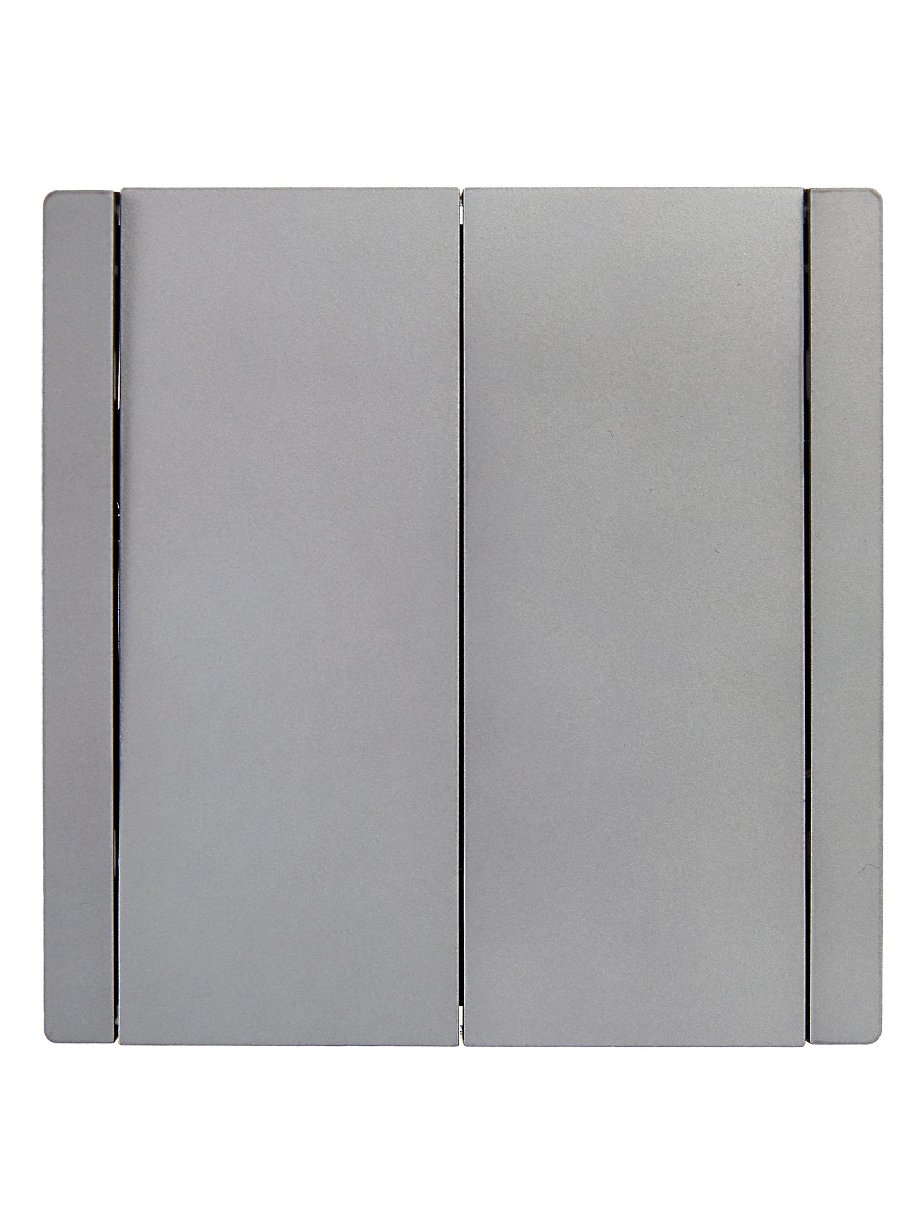             FORTE&PIANO Ажыратқыш 2 пернелі, өтпелі 10А FP507 болат ИЭК    