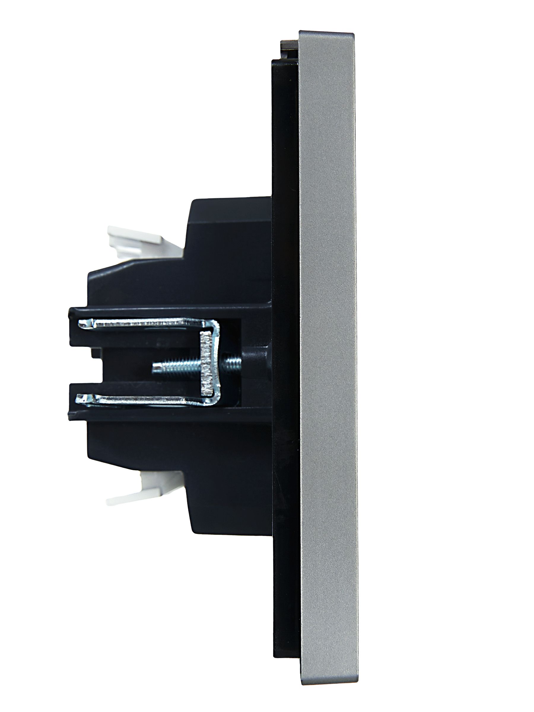             FORTE&PIANO Ажыратқыш 2 пернелі, өтпелі 10А FP507 болат ИЭК    