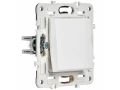             SKANDY Ажыратқыш 1 пернелі 10А SK-V01W арктикалық ақ IEK    