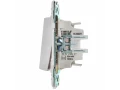             SKANDY Ажыратқыш 1 пернелі 10А SK-V01W арктикалық ақ IEK    