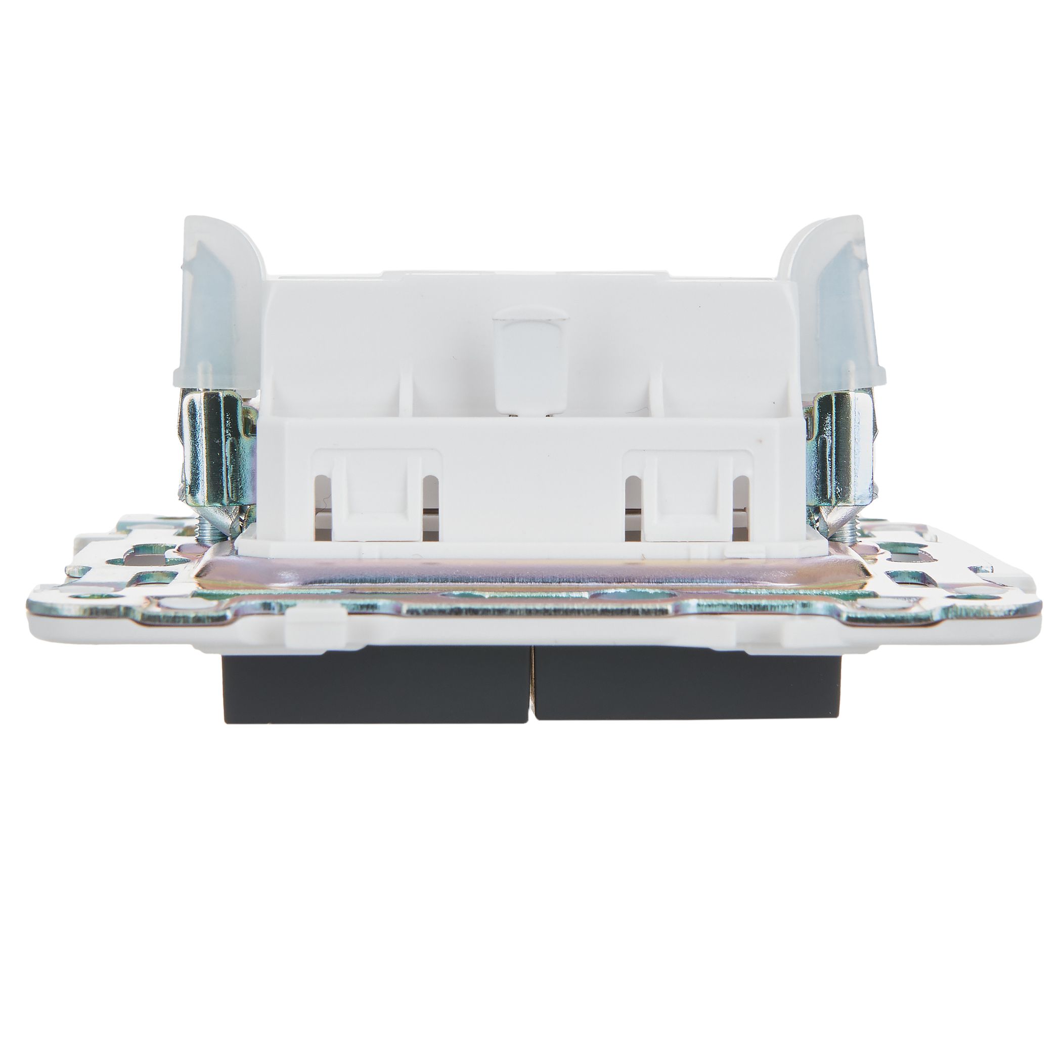             SKANDY Ажыратқыш 2 пернелі 10А SK-V04G графит IEK    