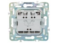             SKANDY Ажыратқыш 2 пернелі 10А SK-V04G графит IEK    