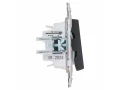             SKANDY Ажыратқыш 2 пернелі 10А SK-V04G графит IEK    