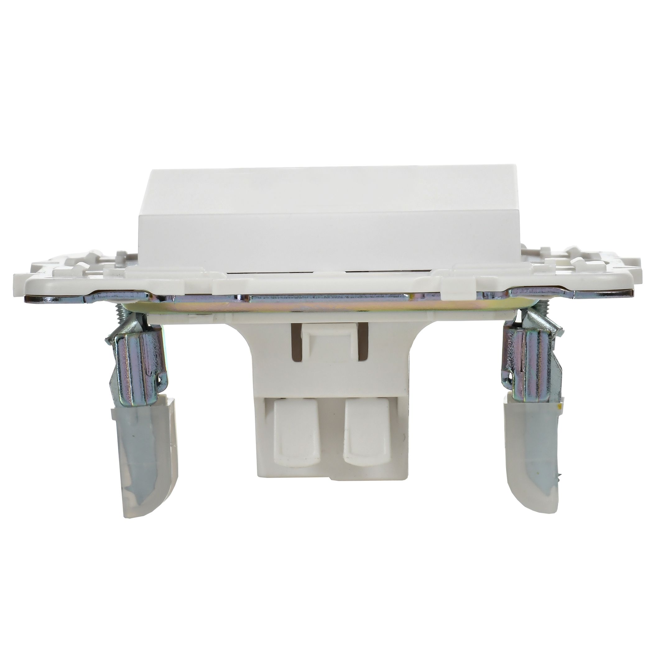             SKANDY Ажыратқыш 1 пернелі, өтпелі 10А SK-V02W арктикалық ақ IEK    