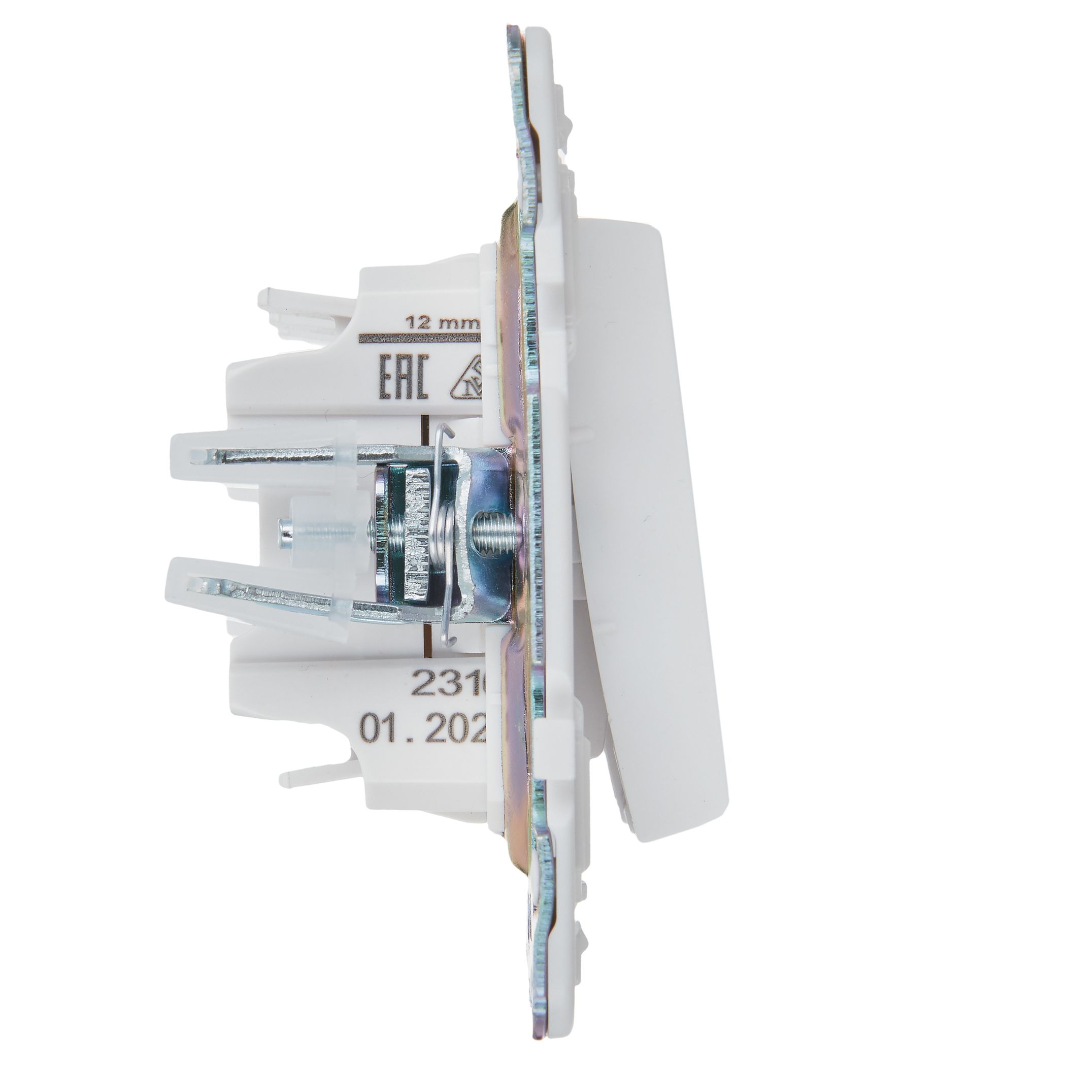             SKANDY Ажыратқыш 3 пернелі 10А SK-V11W арктикалық ақ IEK    