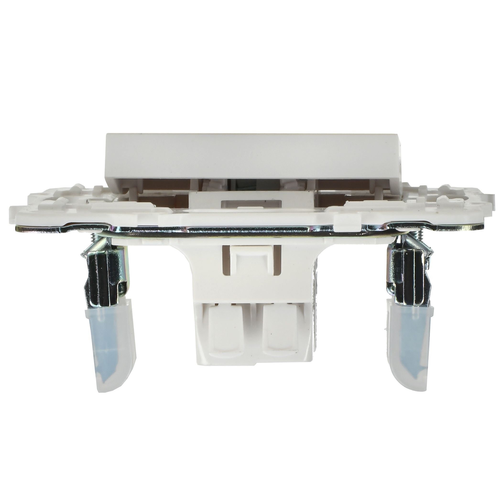             SKANDY Ажыратқыш, 1 пернелі, өтпелі, индикациямен, 10А SK-V08W арктикалық ақ IEK    