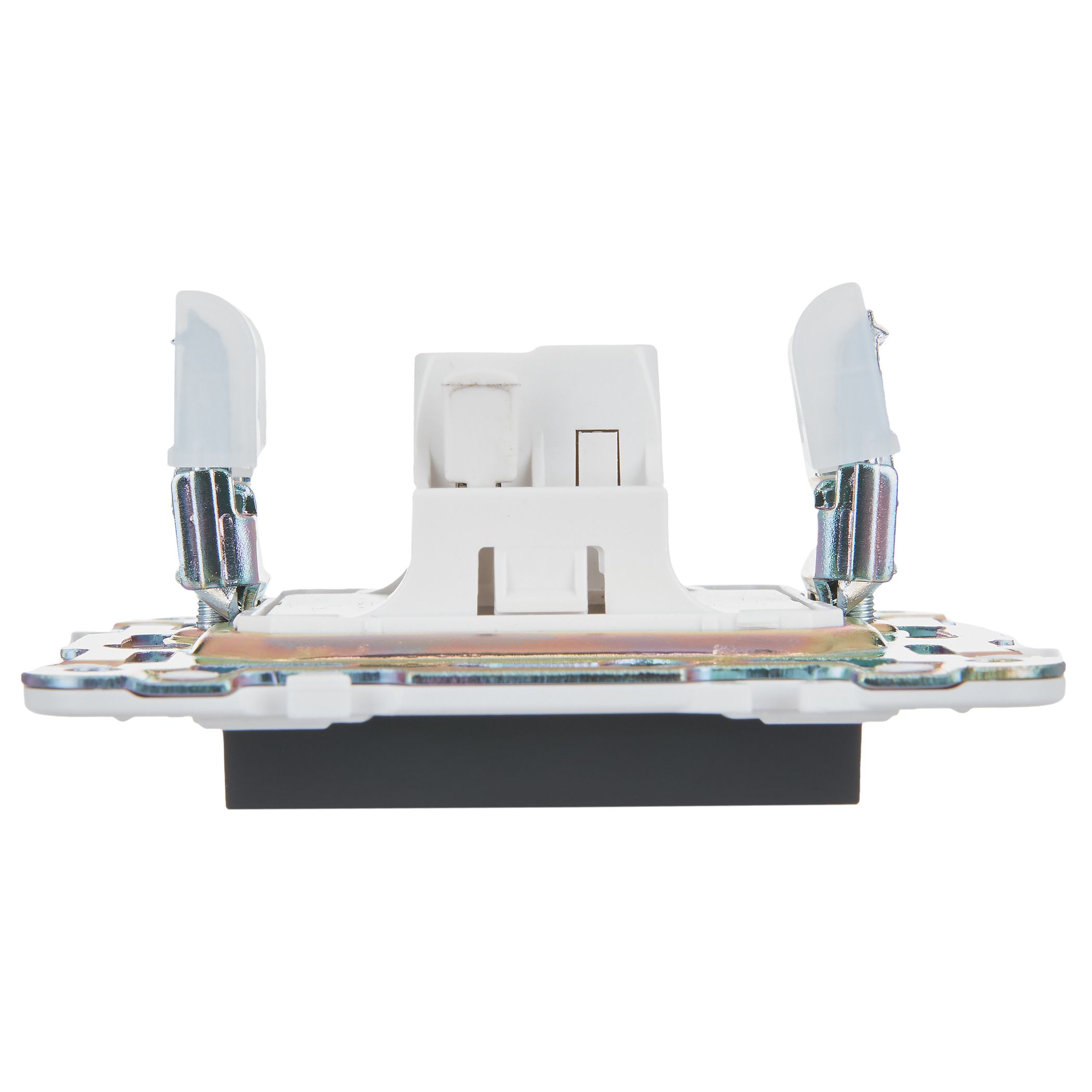             SKANDY Ажыратқыш 1 пернелі, индикациямен 10А SK-V07G графит IEK    