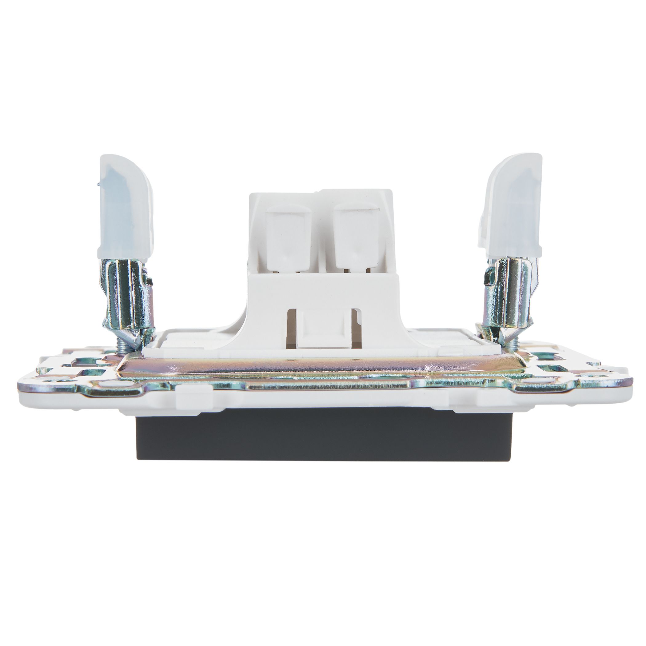             SKANDY Ажыратқыш, 1 пернелі, өтпелі, индикациямен, 10А SK-V08G графит IEK    