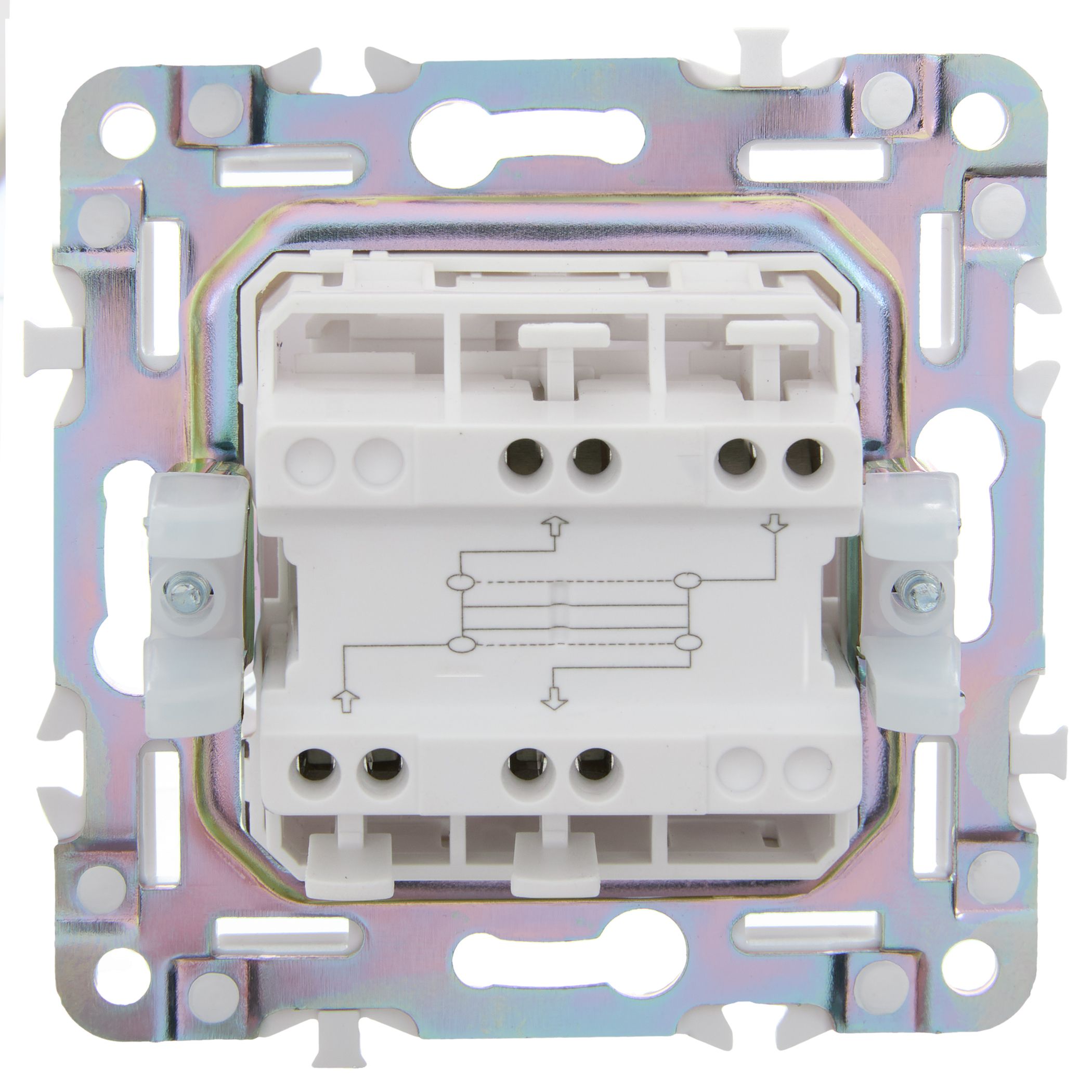             SKANDY Ажыратқыш, 1 пернелі, айқара 10А SK-V06Bl 10А SK-V03W арктикалық ақ IEK    