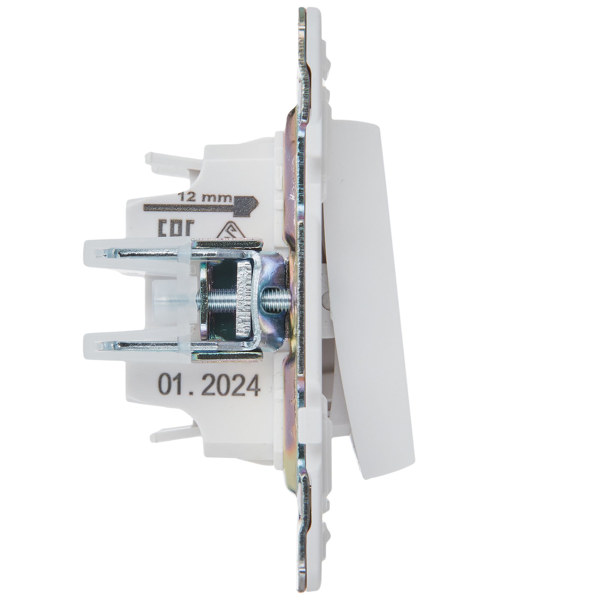             SKANDY Ажыратқыш, 1 пернелі, айқара 10А SK-V06Bl 10А SK-V03W арктикалық ақ IEK    