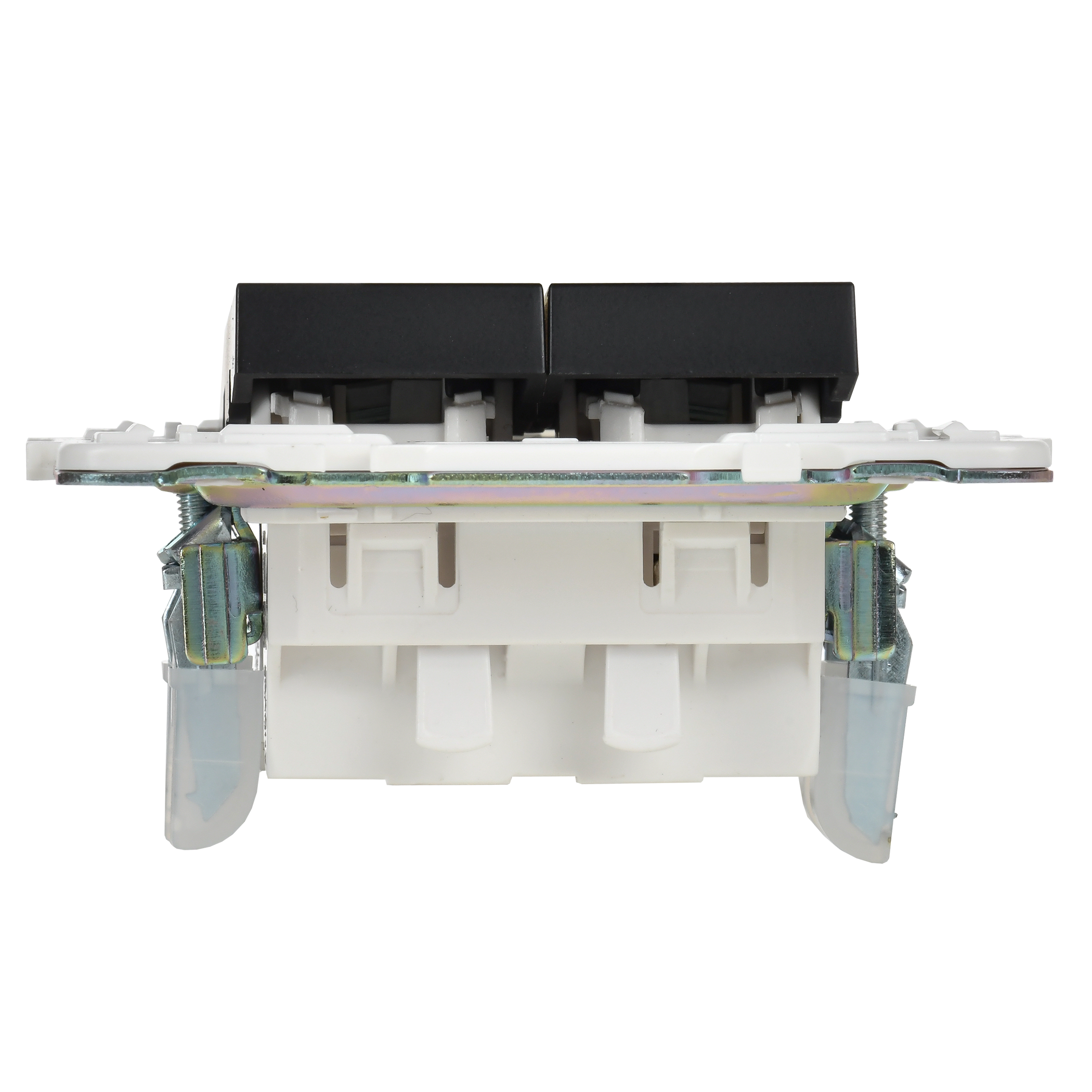             SKANDY Ажыратқыш 2 пернелі 10А SK-V04Bl қара IEK    