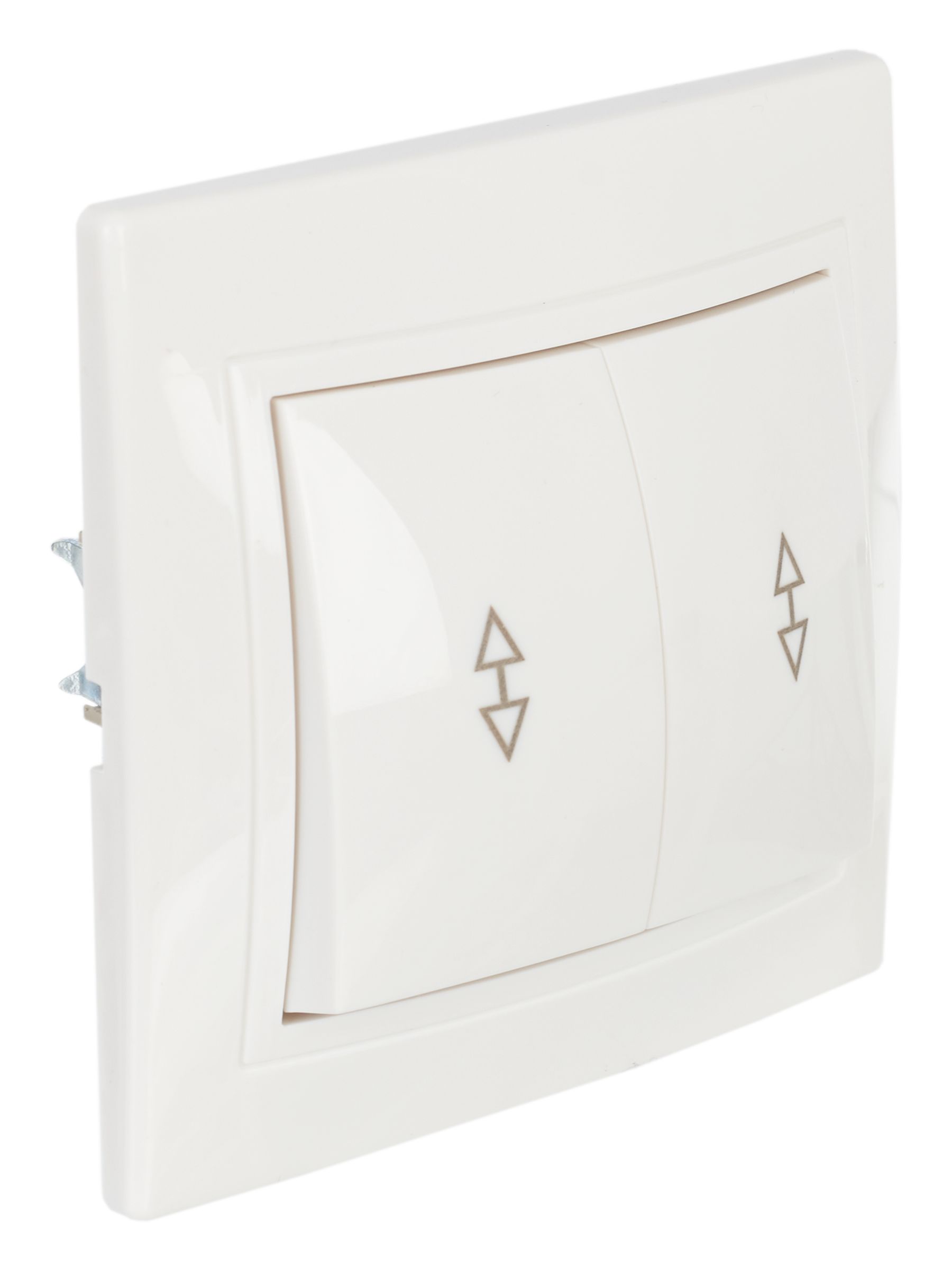             KVARTA Ажыратқыш 2 пернелі, өтпелі 10А ВСп10-2-0-КБ ақ IEK    